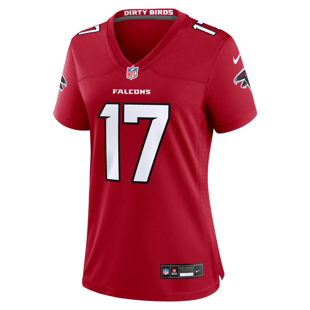 Women's Atlanta Falcons Zachariah Branch Nike Red Team Game Jersey