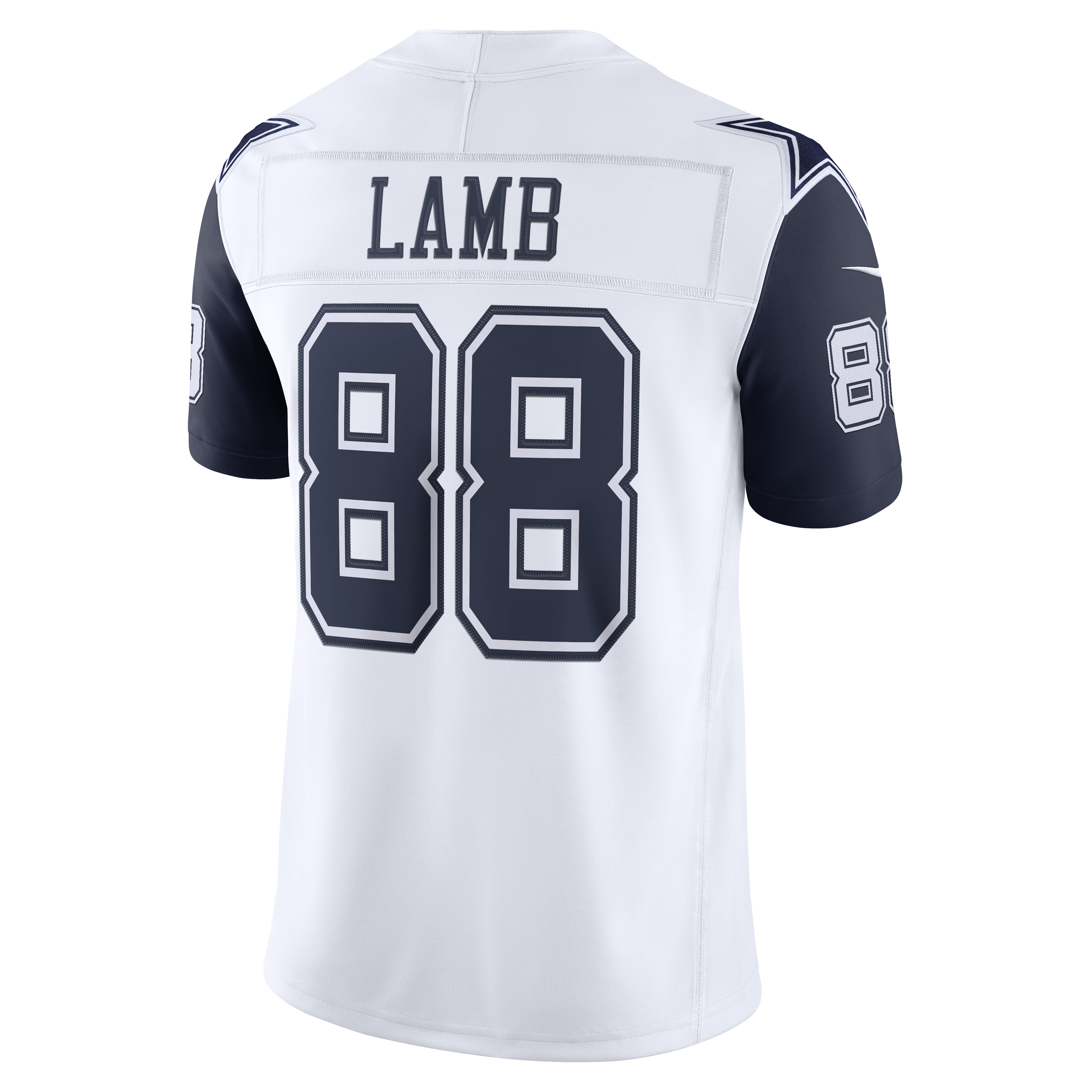 Men's Dallas Cowboys Ceedee Lamb Nike White Alternate Vapor Fuse Stitched Limited Jersey
