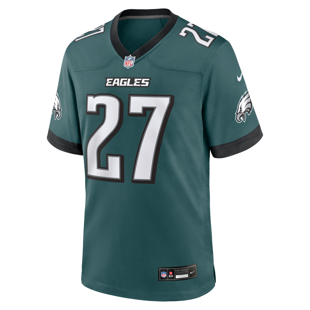 Men's Philadelphia Eagles Quinyon Mitchell Nike Midnight Green Team Game Jersey