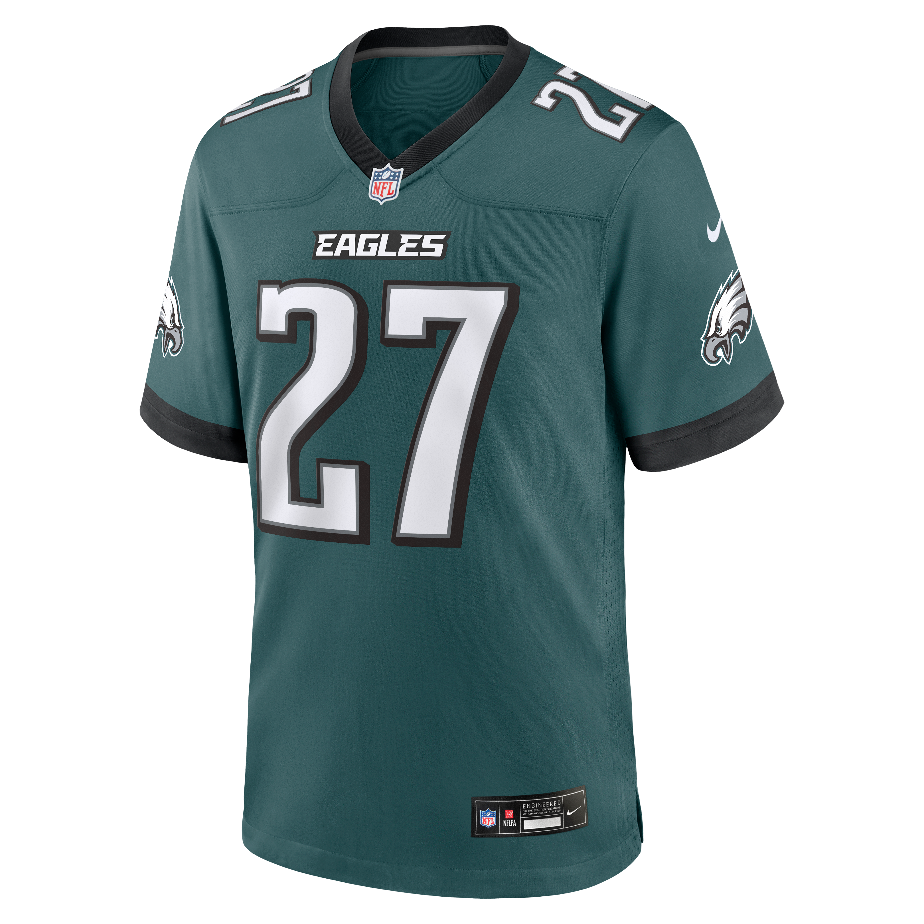 Men's Philadelphia Eagles Quinyon Mitchell Nike Midnight Green Team Game Jersey