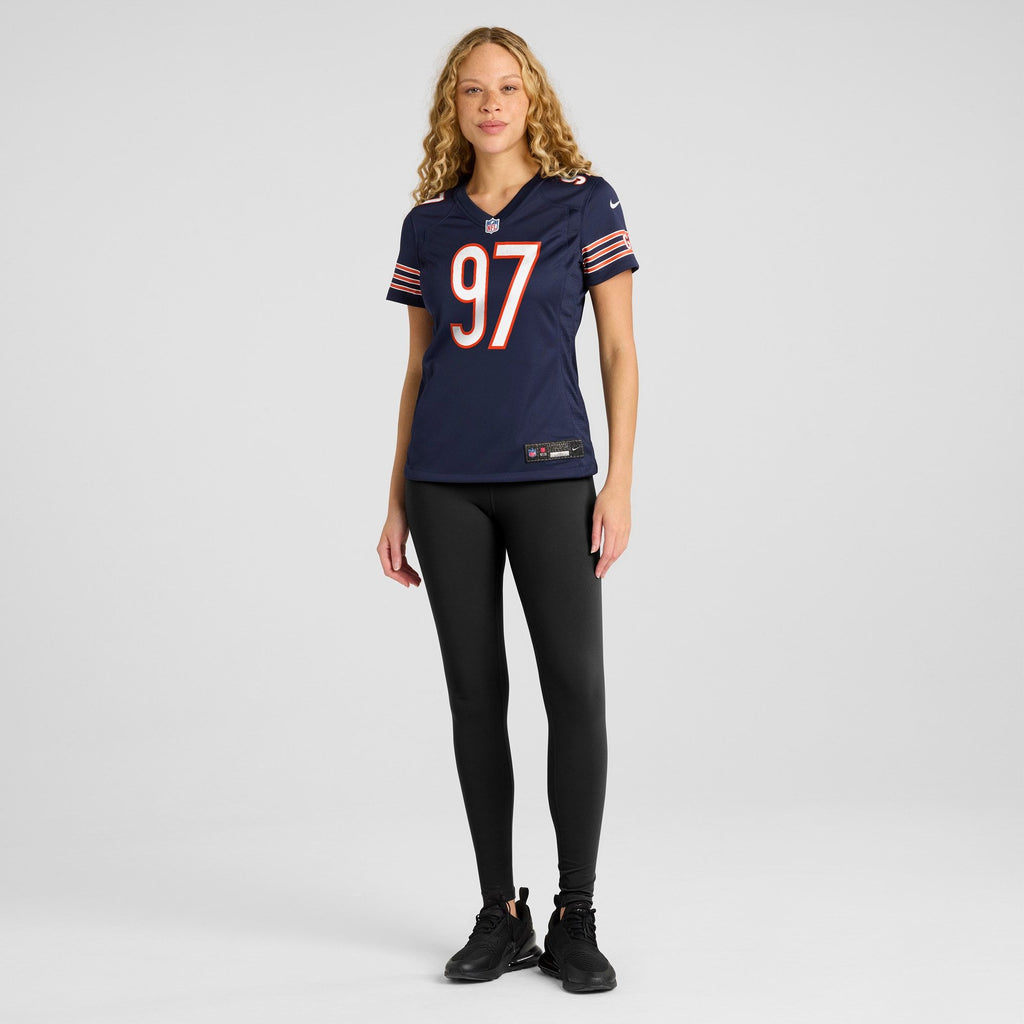 Women's Chicago Bears James Lynch Nike Navy Team Game Jersey