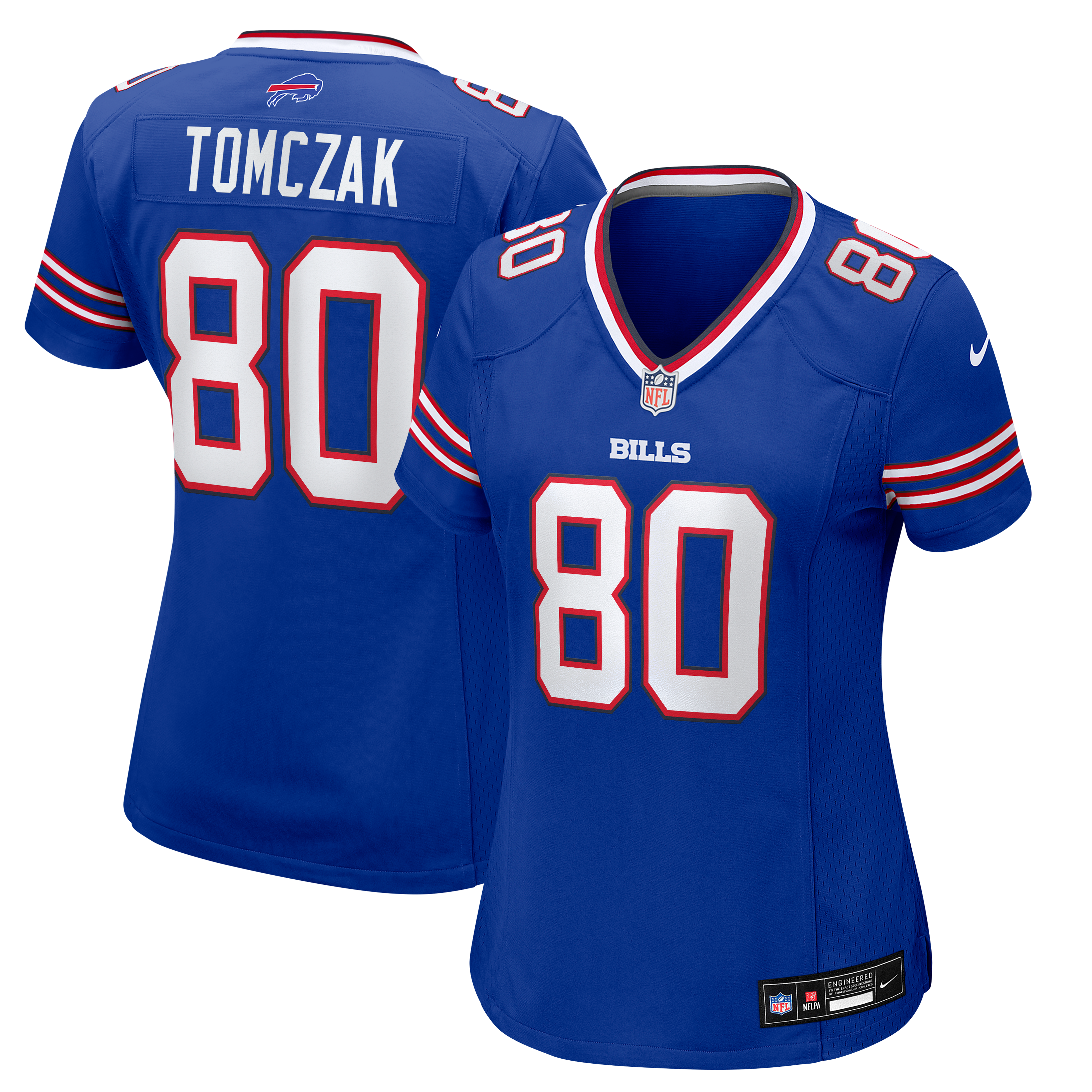 Women's Buffalo Bills Max Tomczak Nike Royal Team Game Jersey