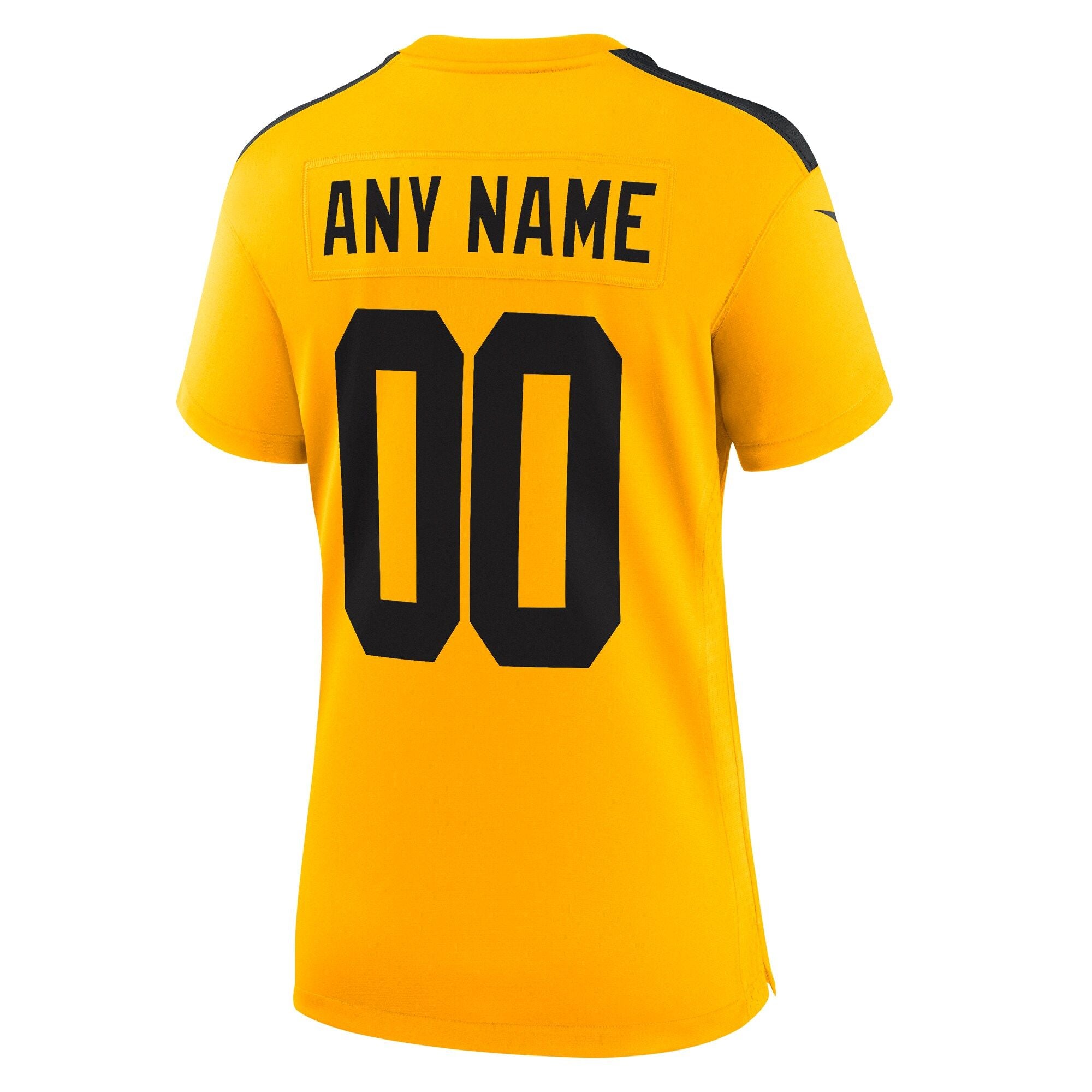 Women's Pittsburgh Steelers Nike Gold Alternate 1933 Throwback Game Custom Jersey