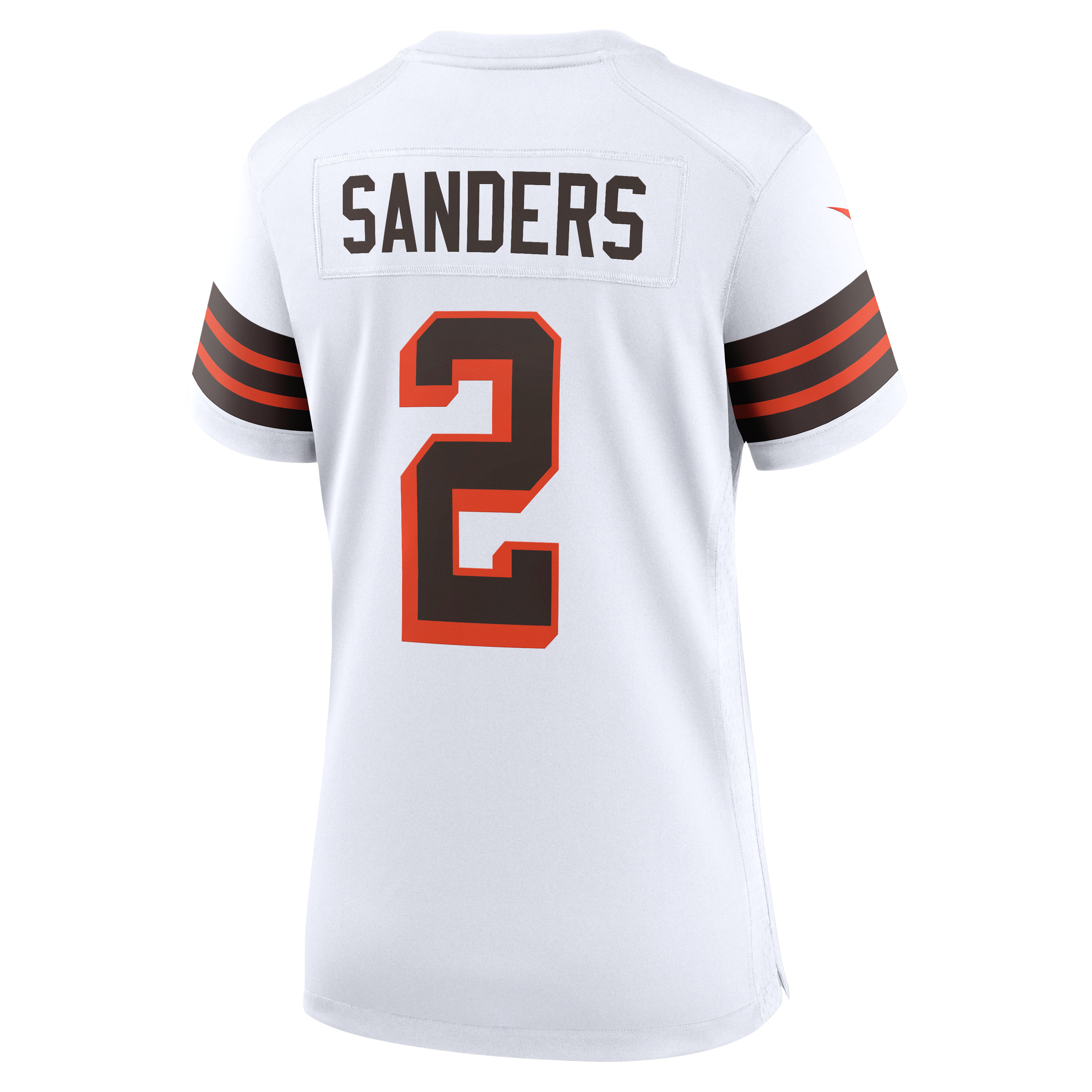 Women's Cleveland Browns Shedeur Sanders Nike White Alternate Game Jersey