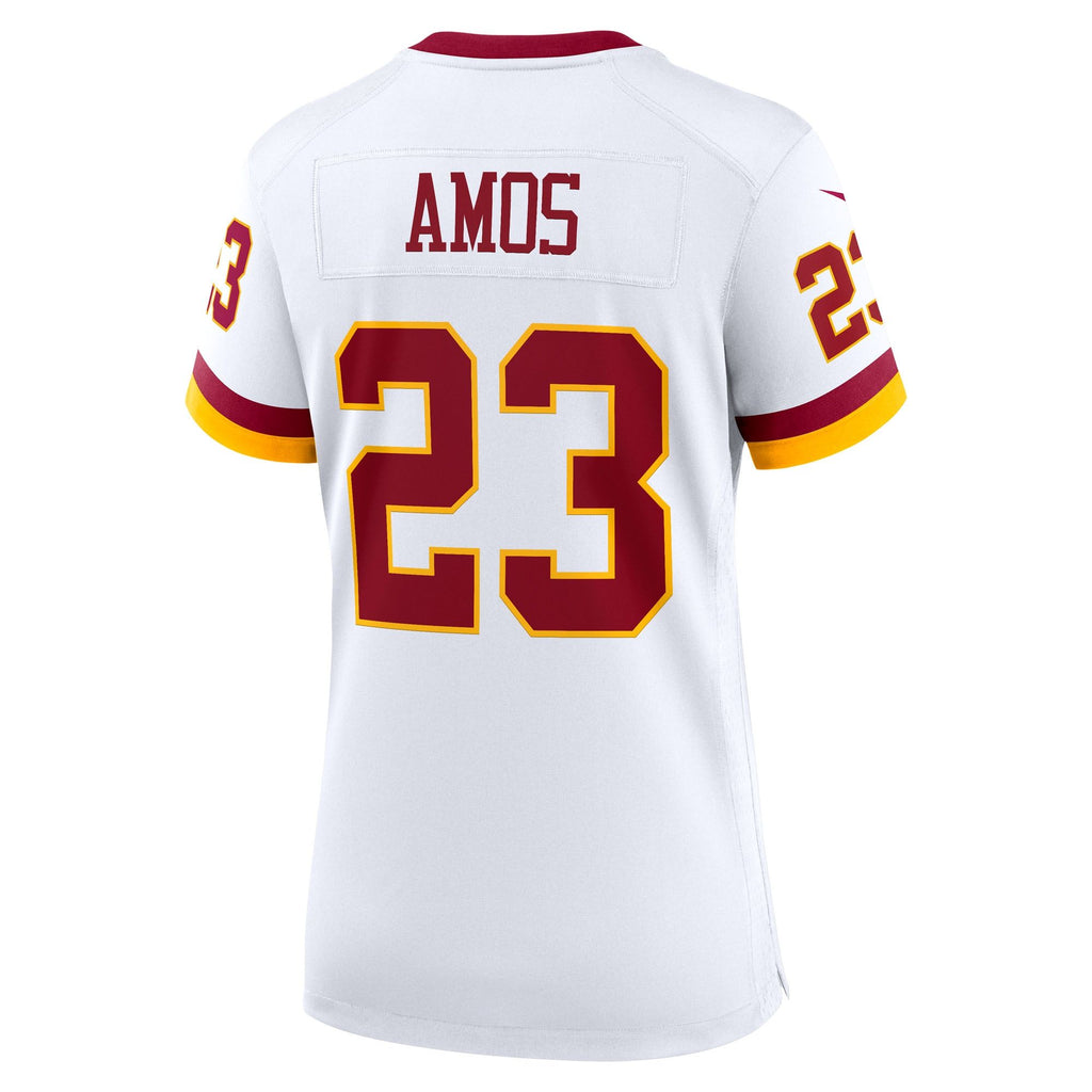 Women's Washington Commanders Trey Amos Nike White Game Super Bowl Era Jersey