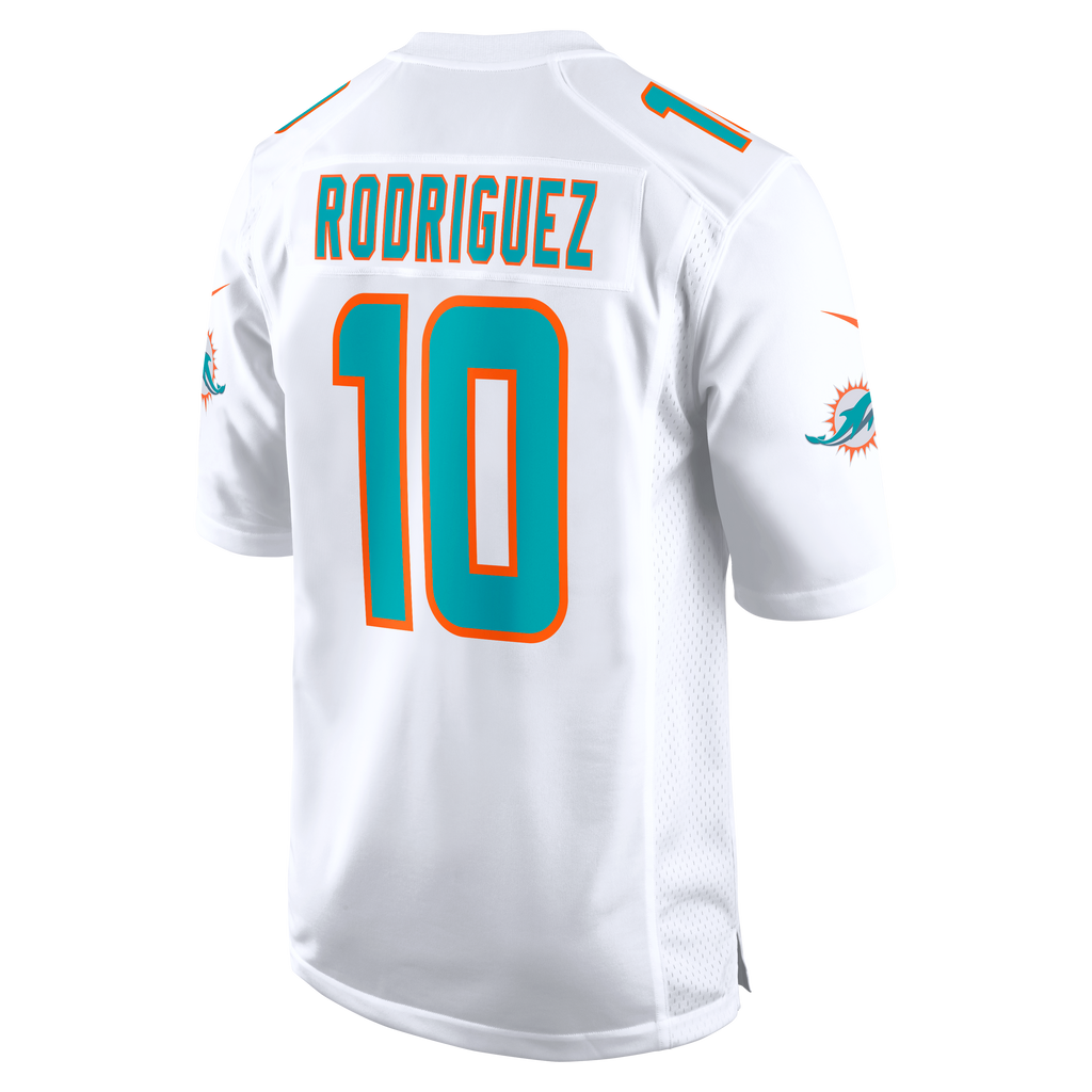 Men's Miami Dolphins Jacob Rodriguez Nike White Game Jersey