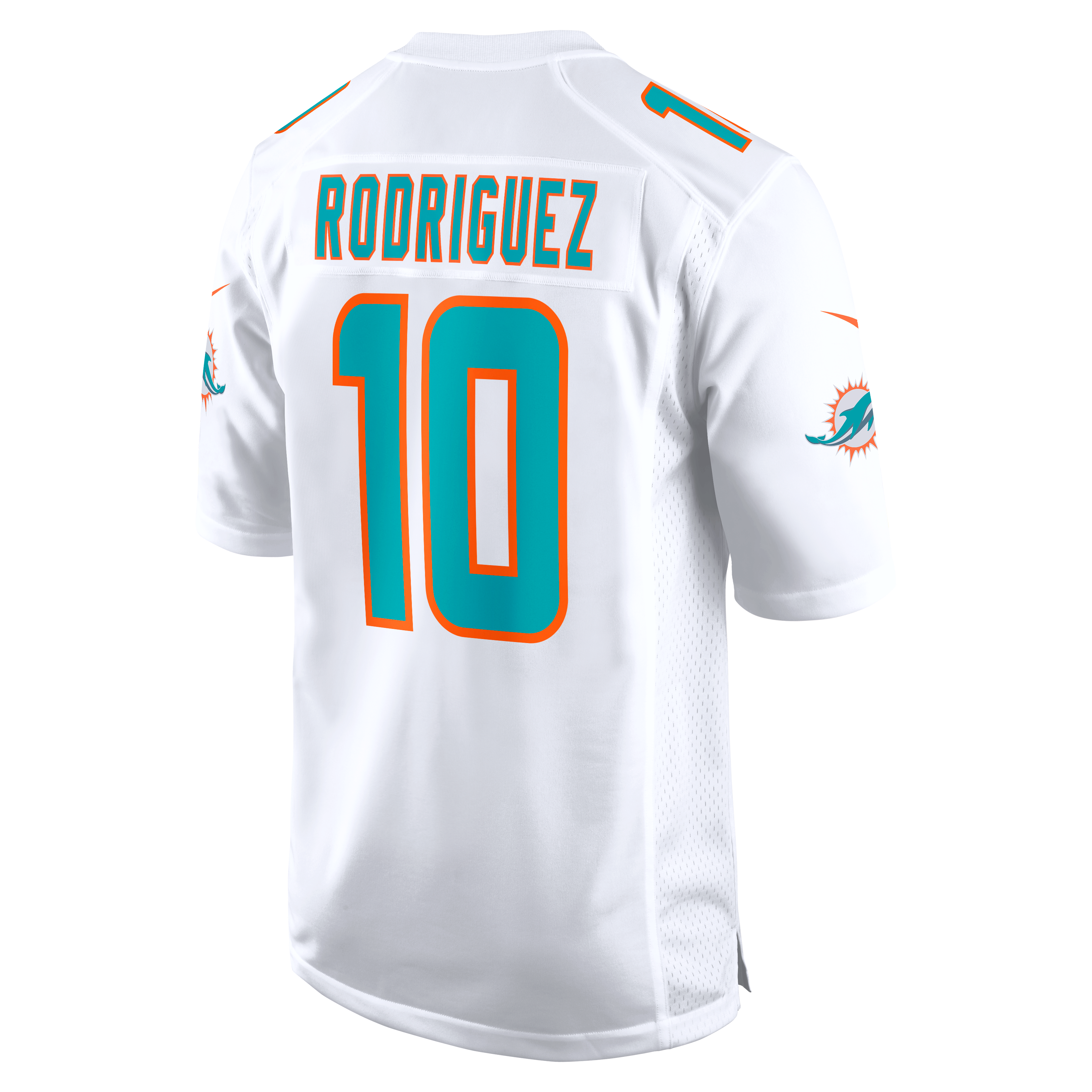 Men's Miami Dolphins Jacob Rodriguez Nike White Game Jersey