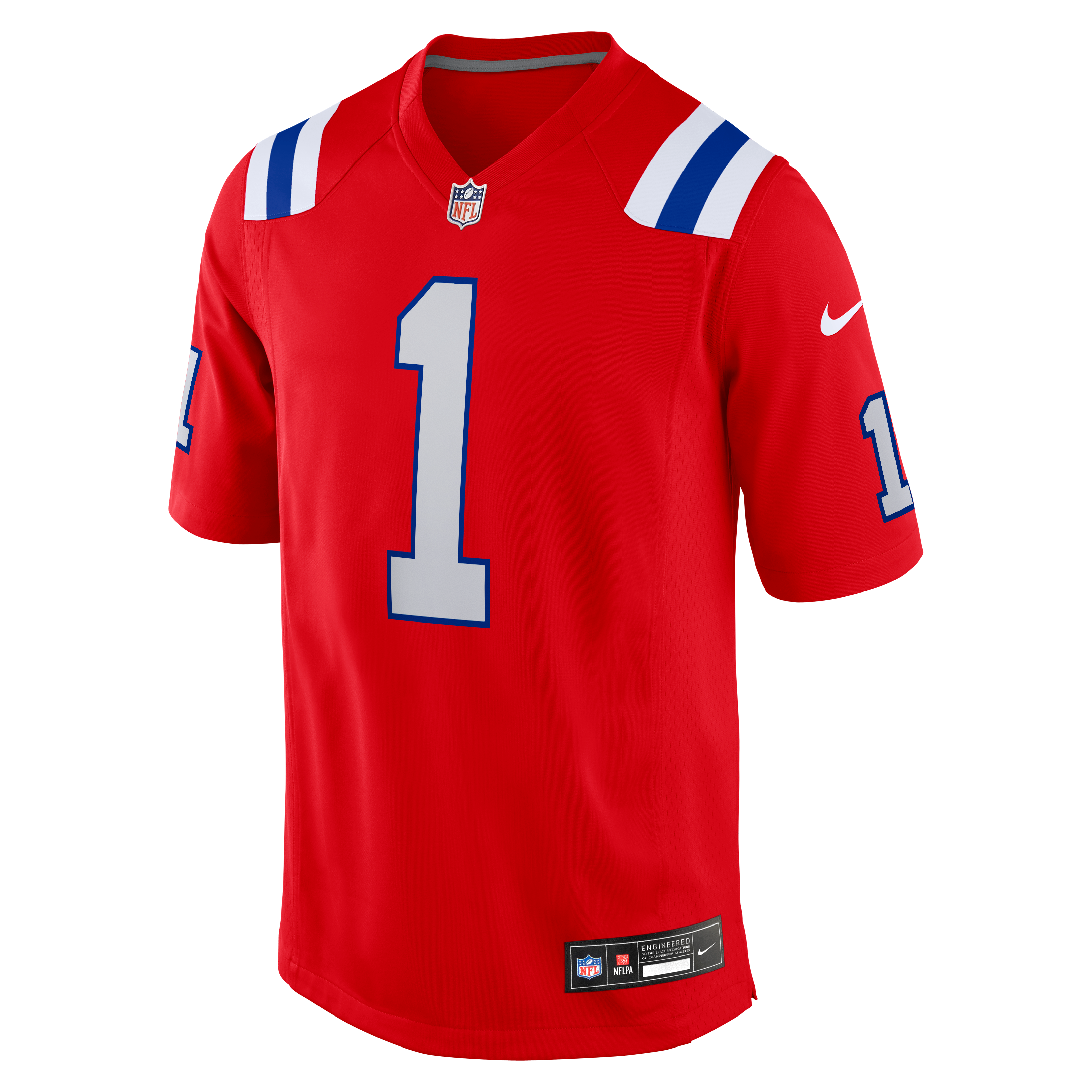 Men's New England Patriots Aj Brown Nike Red Game Jersey