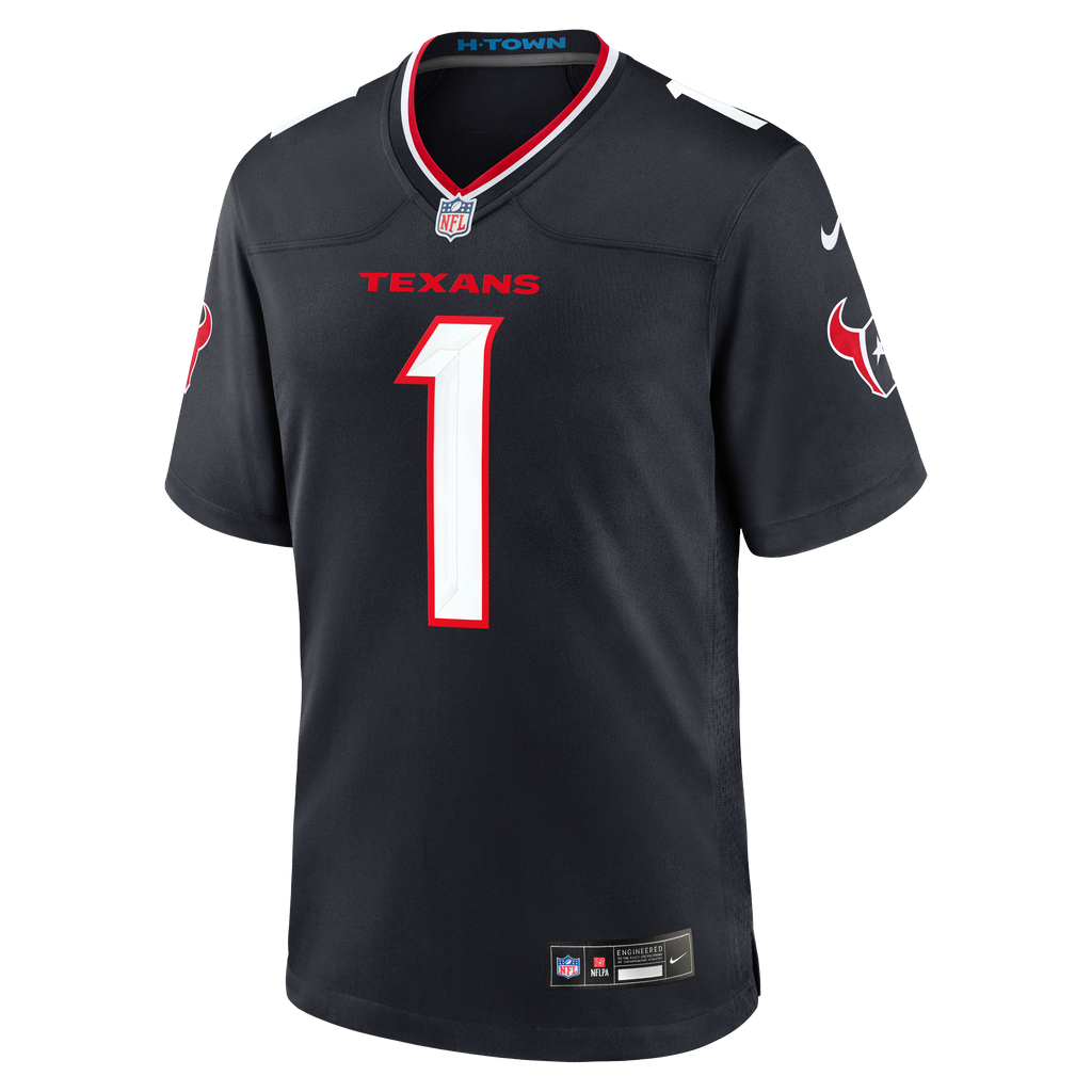 Men's Houston Texans Tank Dell Nike Navy Team Game Jersey