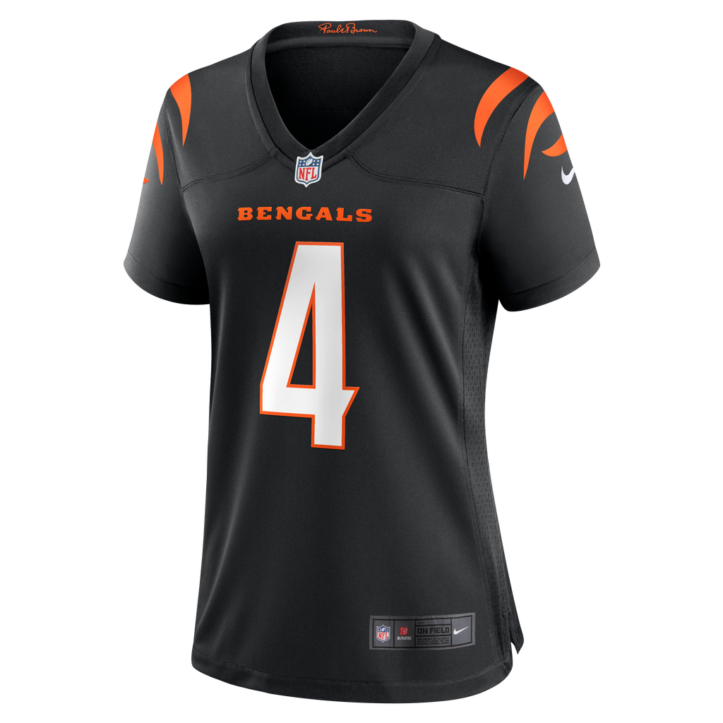 Women's Cincinnati Bengals Sean Clifford Nike Black Team Game Jersey