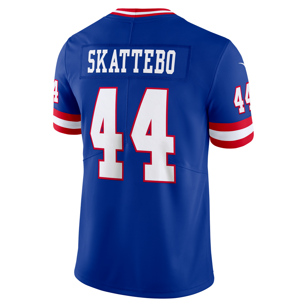 Men's New York Giants Cam Skattebo Nike Royal Legacy Vapor Untouchable Stitched Limited Jersey