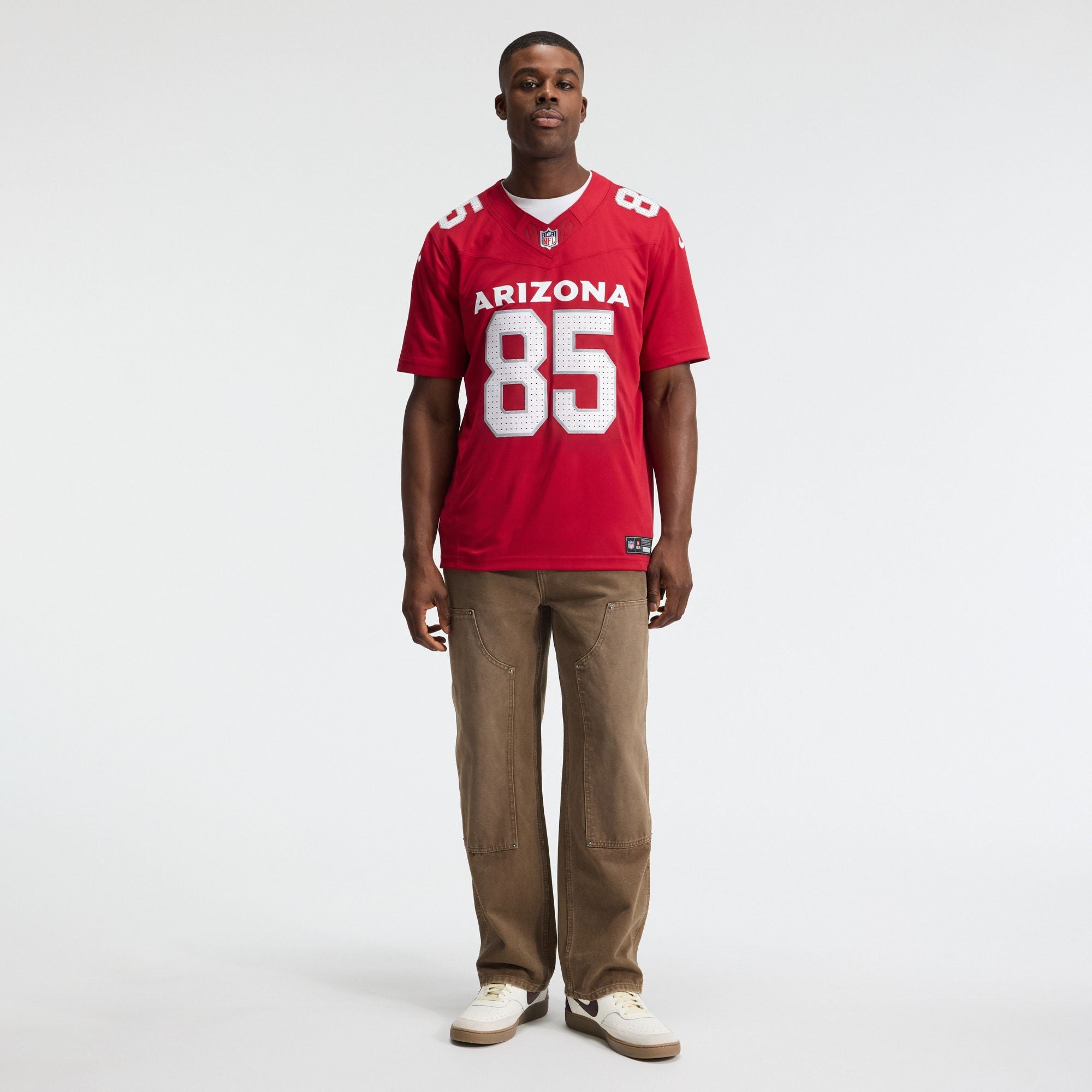 Men's Arizona Cardinals Trey Mcbride Nike Cardinal Team Vapor Fuse Stitched Limited Jersey