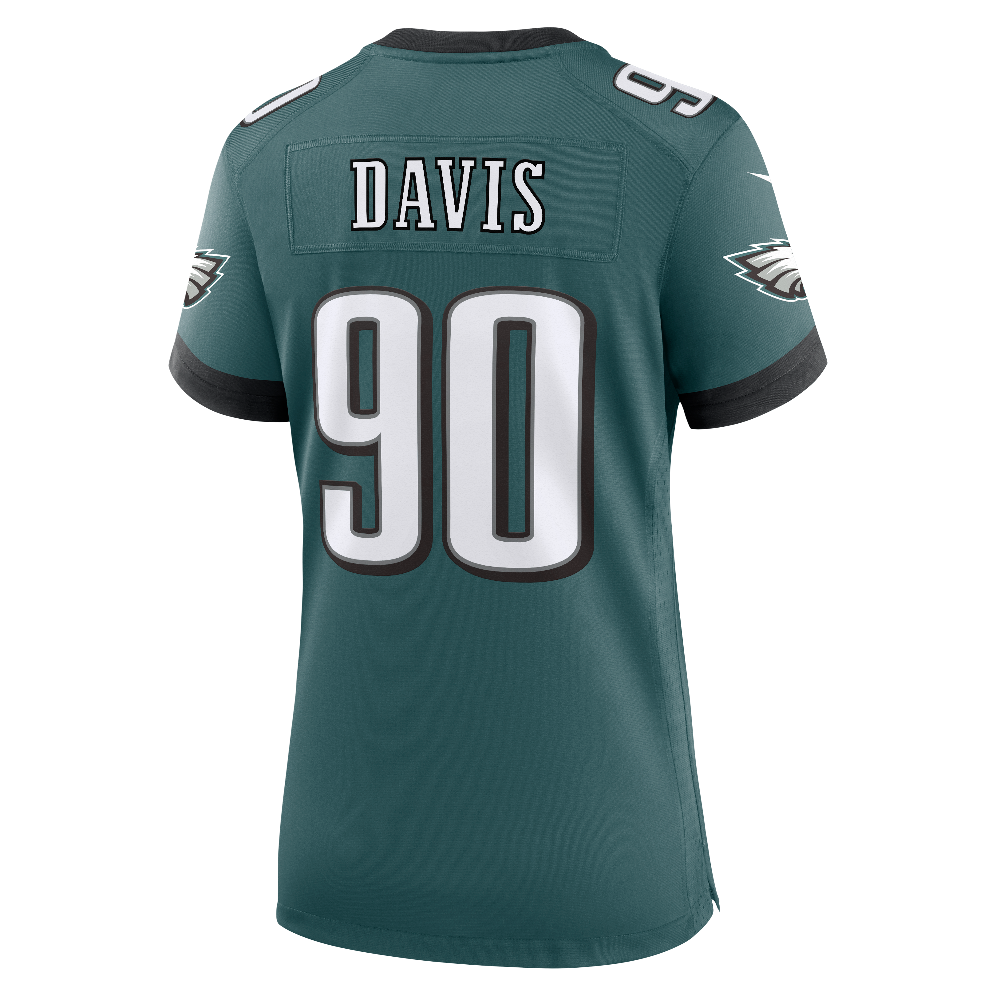 Women's Philadelphia Eagles Jordan Davis Nike Midnight Green Team Game Jersey