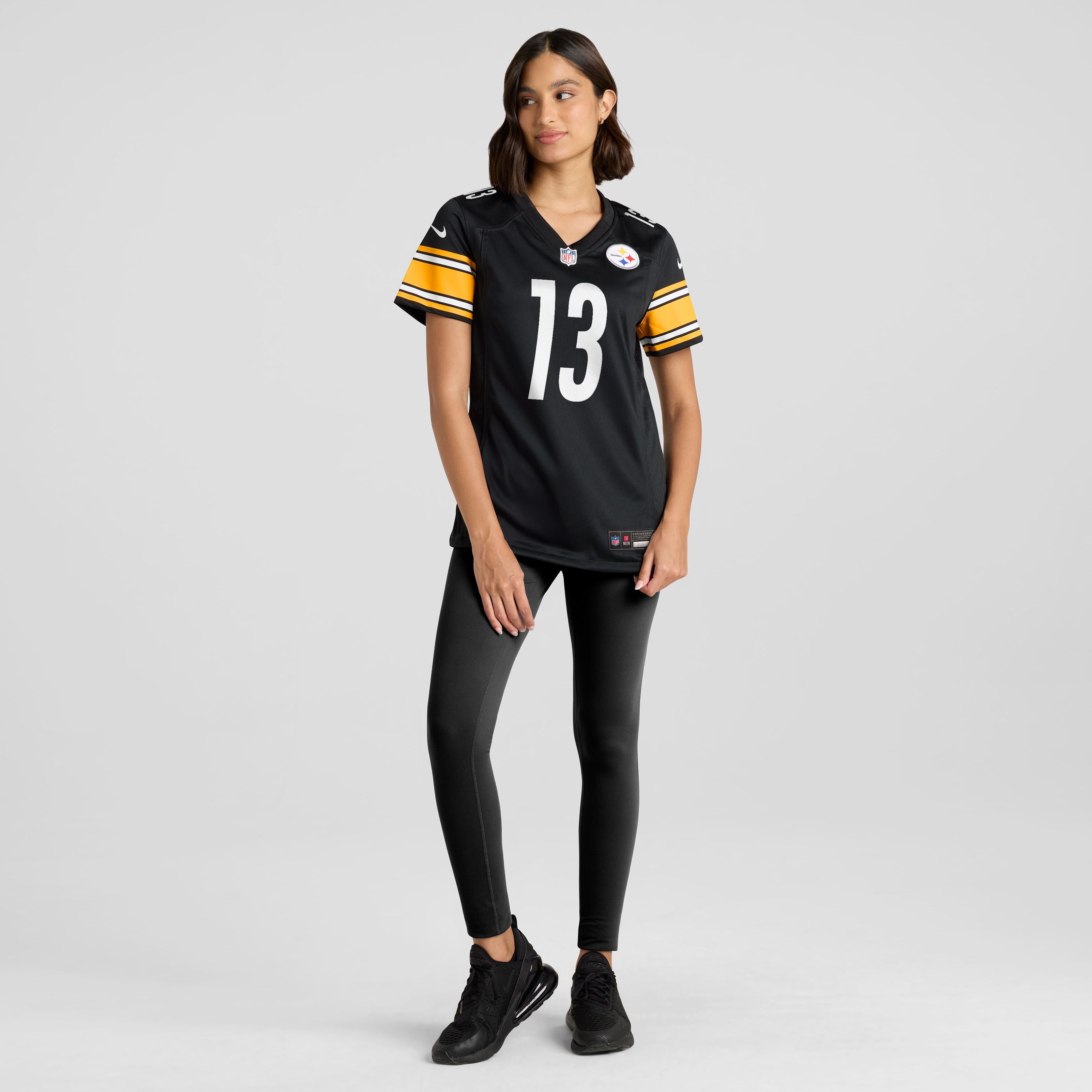 Women's Pittsburgh Steelers Rico Dowdle Nike Black Team Game Jersey