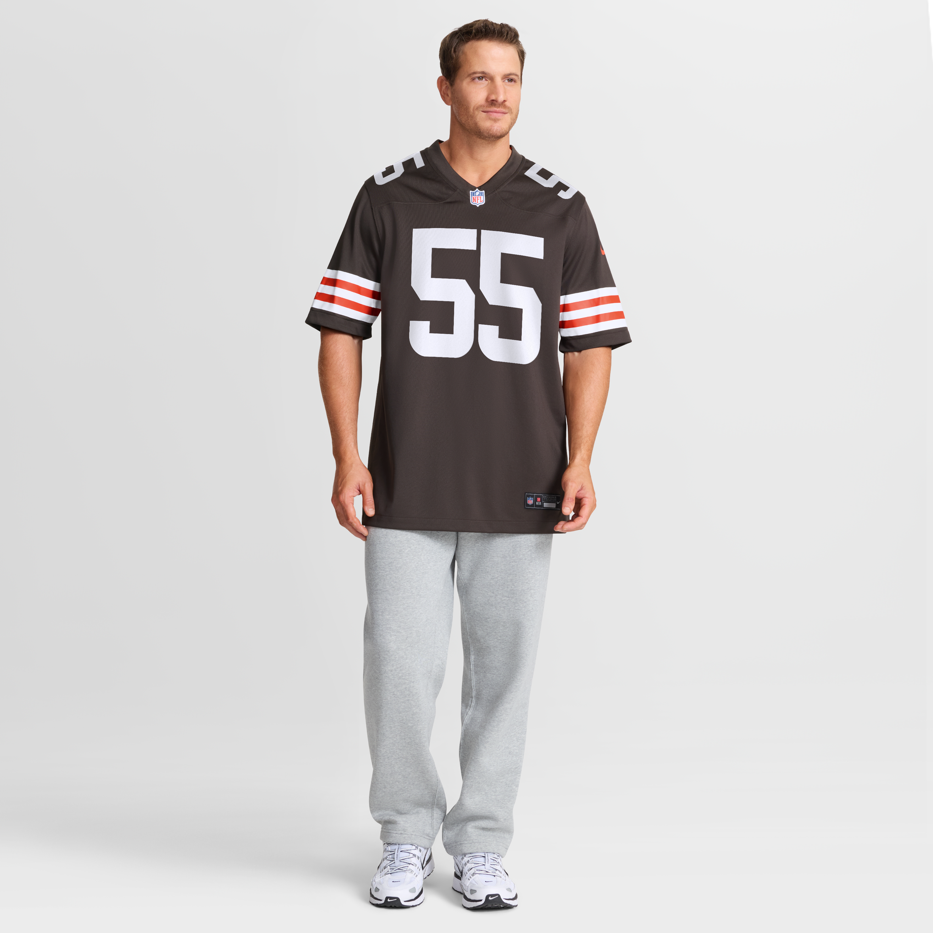 Men's Cleveland Browns Spencer Fano Nike Brown 2026 Nfl Draft First Round Pick No 9 Team Game Jersey