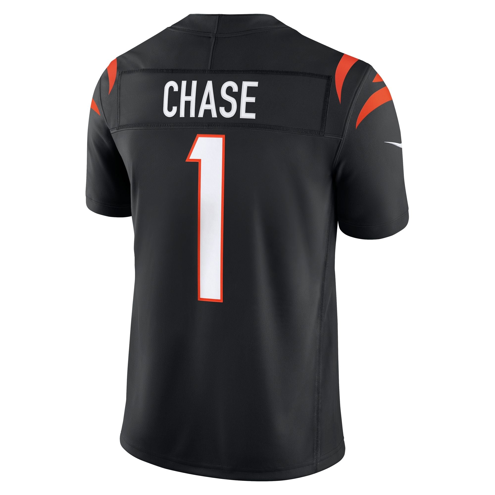 Men's Cincinnati Bengals Jamarr Chase Nike Black Team Vapor Fuse Stitched Limited Jersey