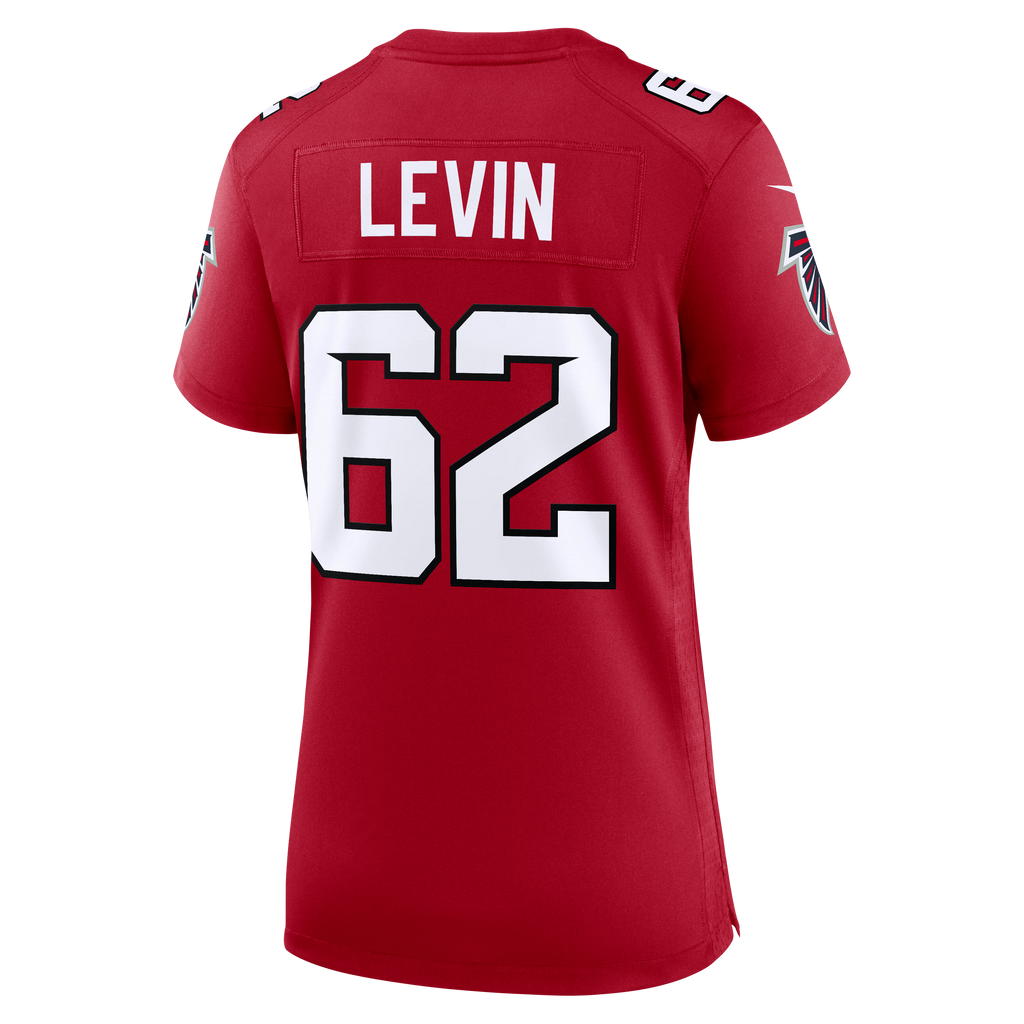 Women's Atlanta Falcons Corey Levin Nike Red Team Game Jersey