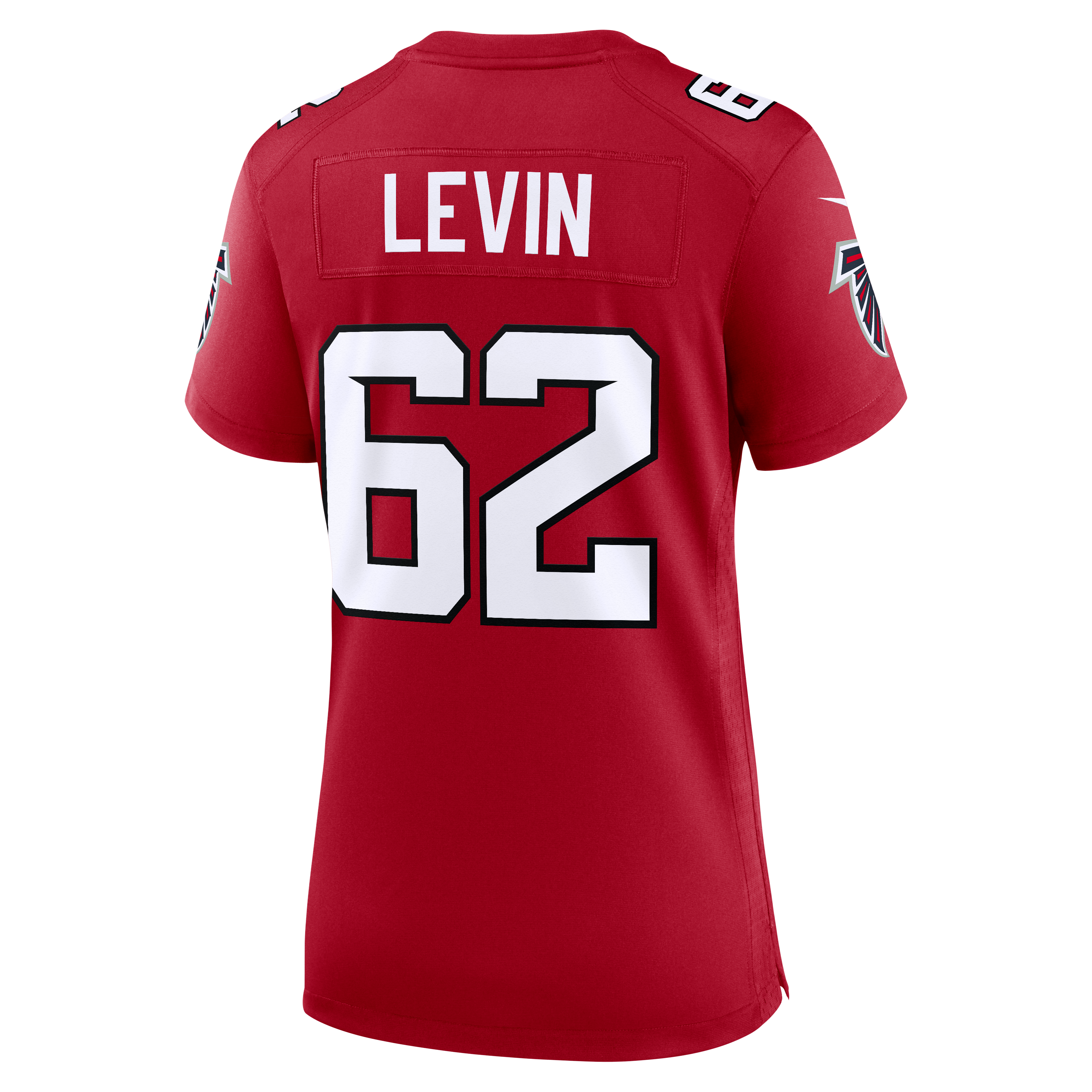 Women's Atlanta Falcons Corey Levin Nike Red Team Game Jersey