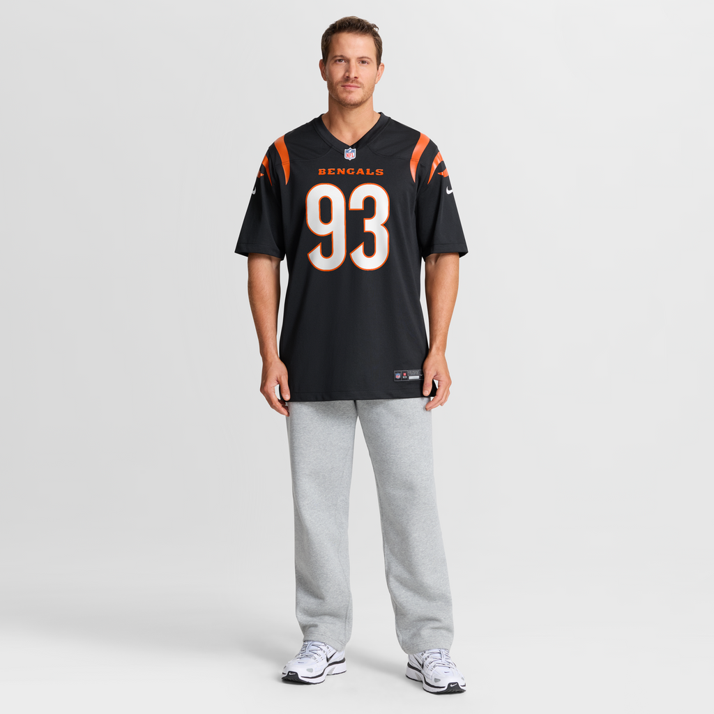Men's Cincinnati Bengals Jonathan Allen Nike Black Team Game Jersey