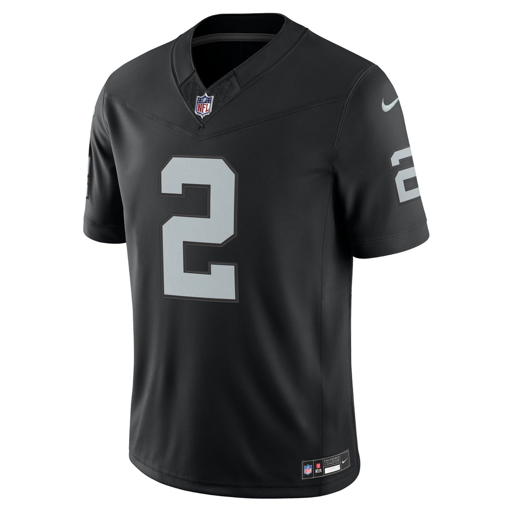 Men's Las Vegas Raiders Ashton Jeanty Nike Black Team Vapor Fuse Stitched Limited Jersey