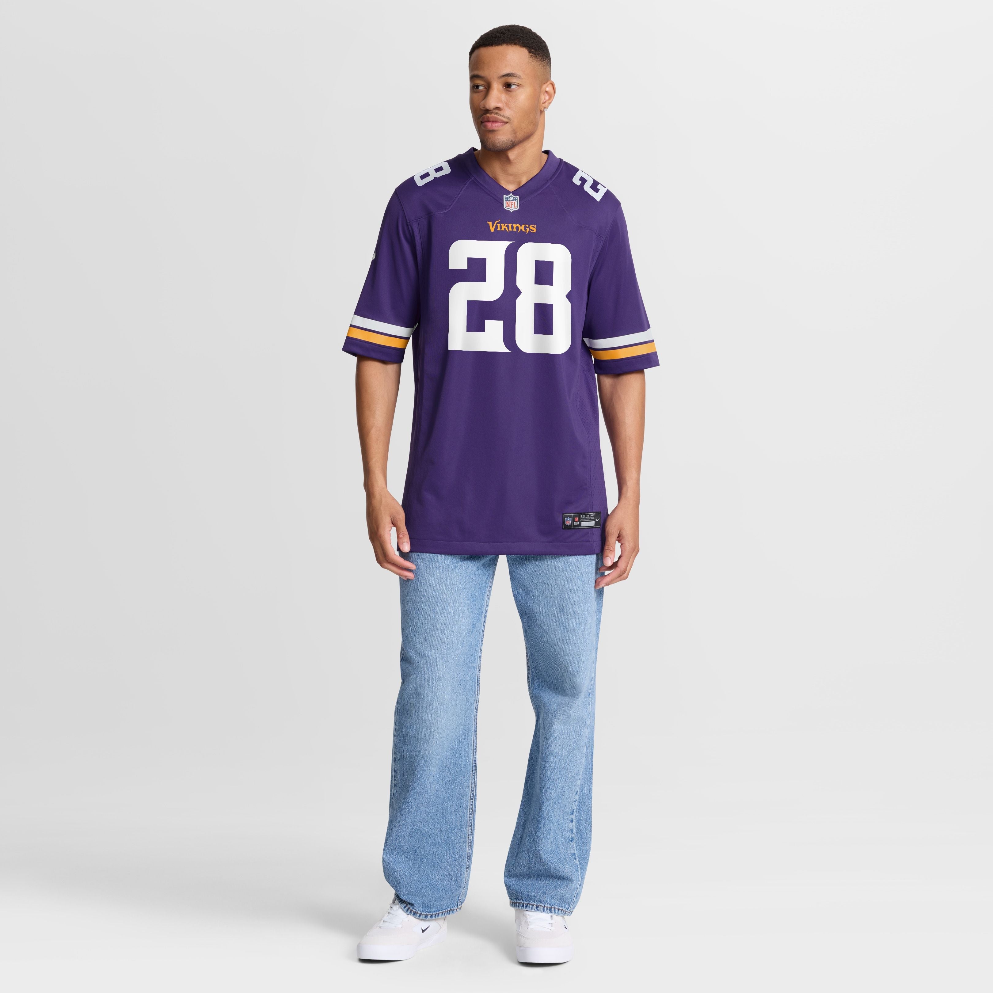 Men's Minnesota Vikings Adrian Peterson Nike Purple Team Retired Game Jersey