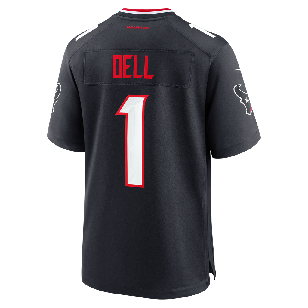 Men's Houston Texans Tank Dell Nike Navy Team Game Jersey