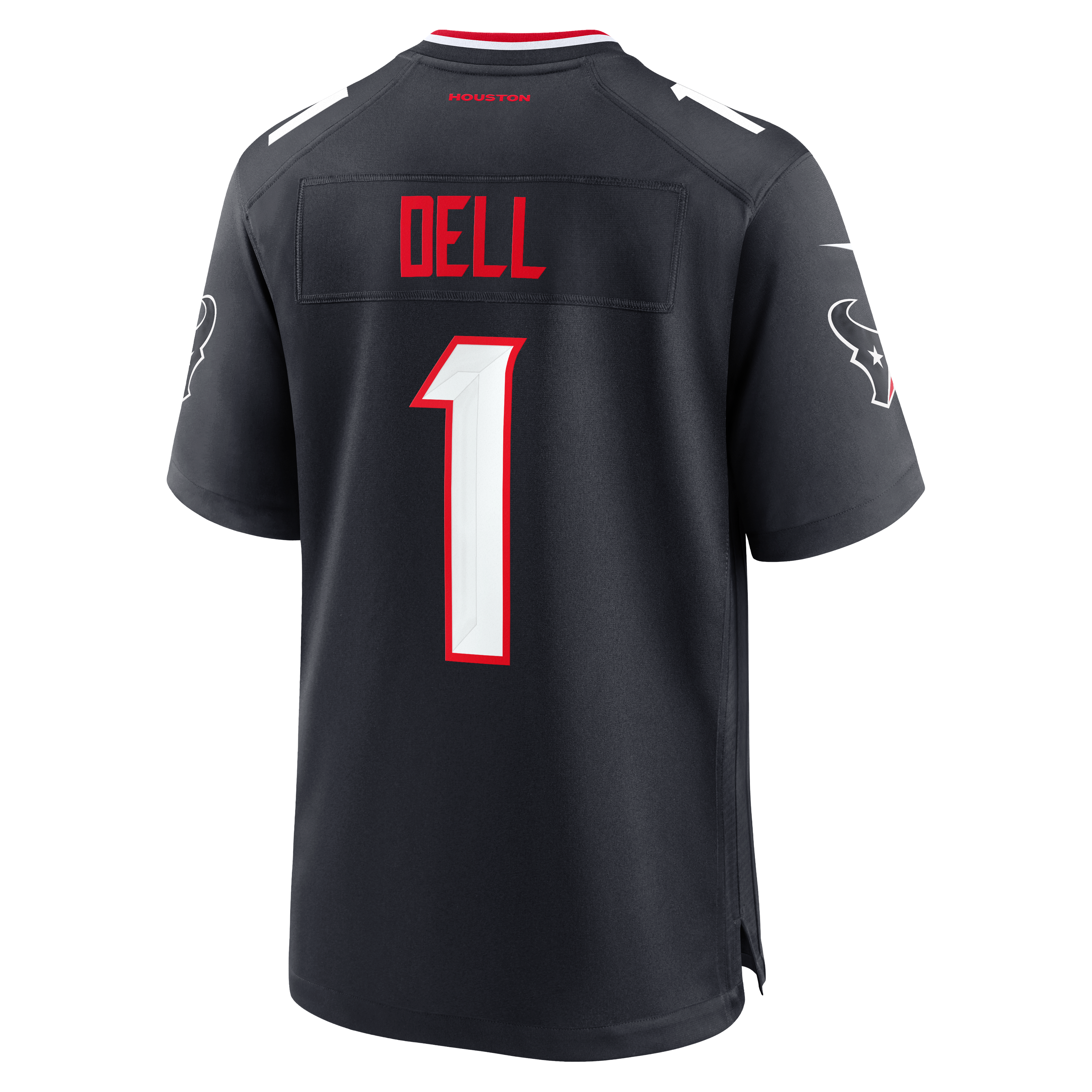 Men's Houston Texans Tank Dell Nike Navy Team Game Jersey