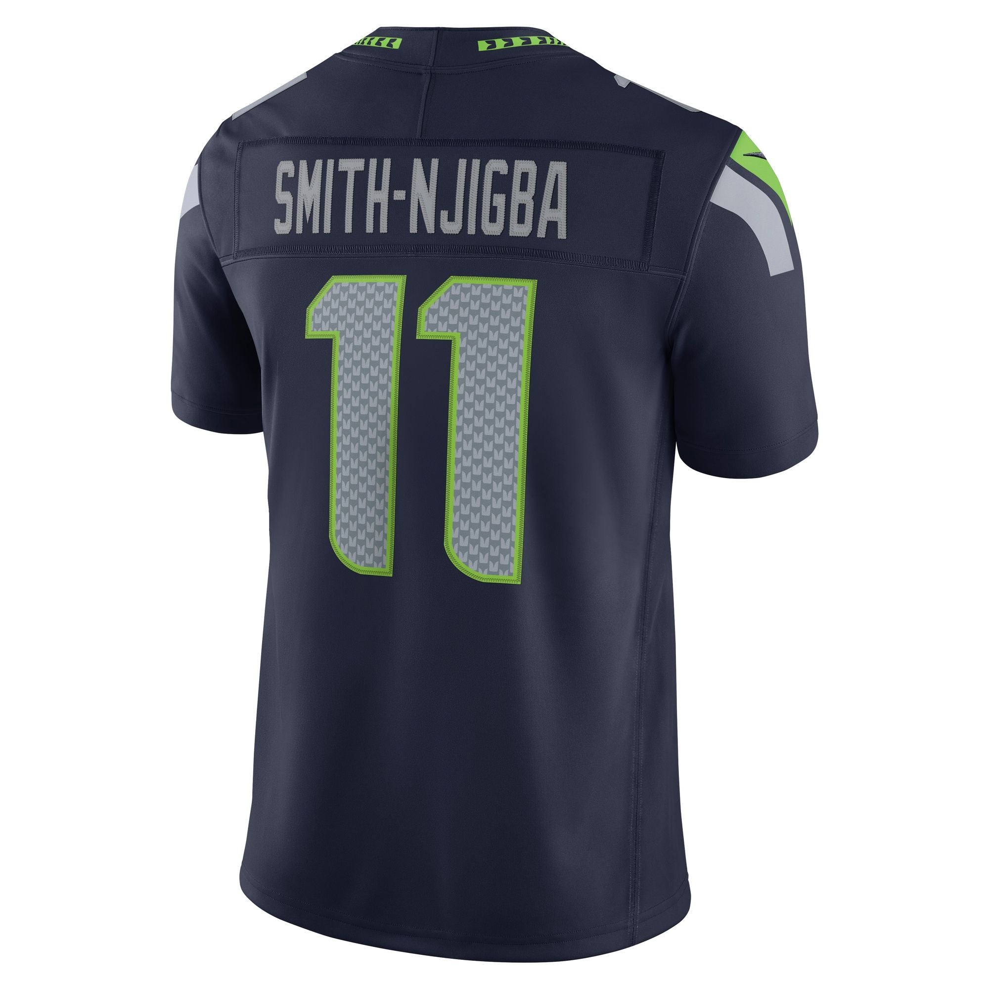 Men's Seattle Seahawks Jaxon Smith Njigba Nike College Navy Team Vapor Fuse Stitched Limited Jersey