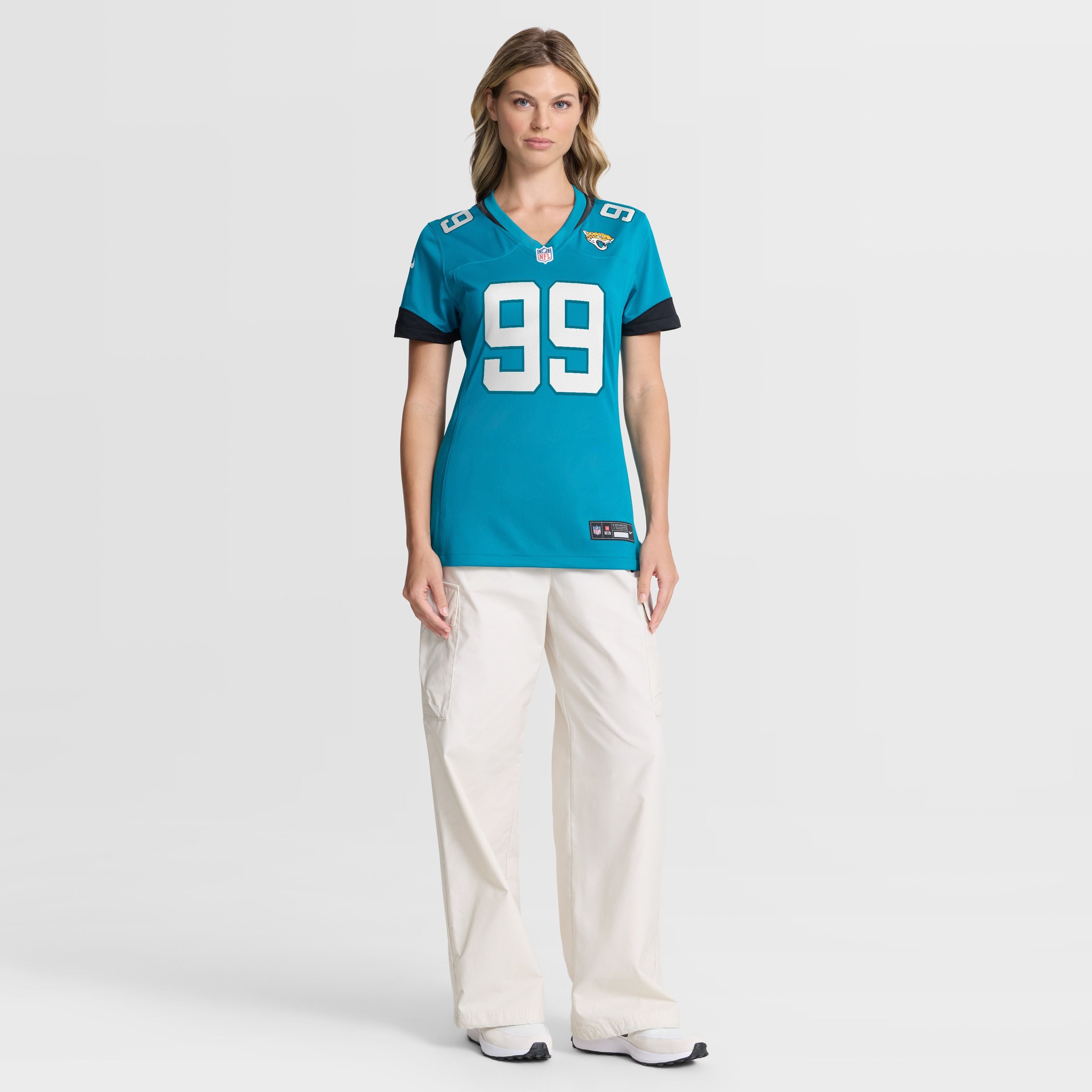 Women's Jacksonville Jaguars Ruke Orhorhoro Nike Teal Team Game Jersey