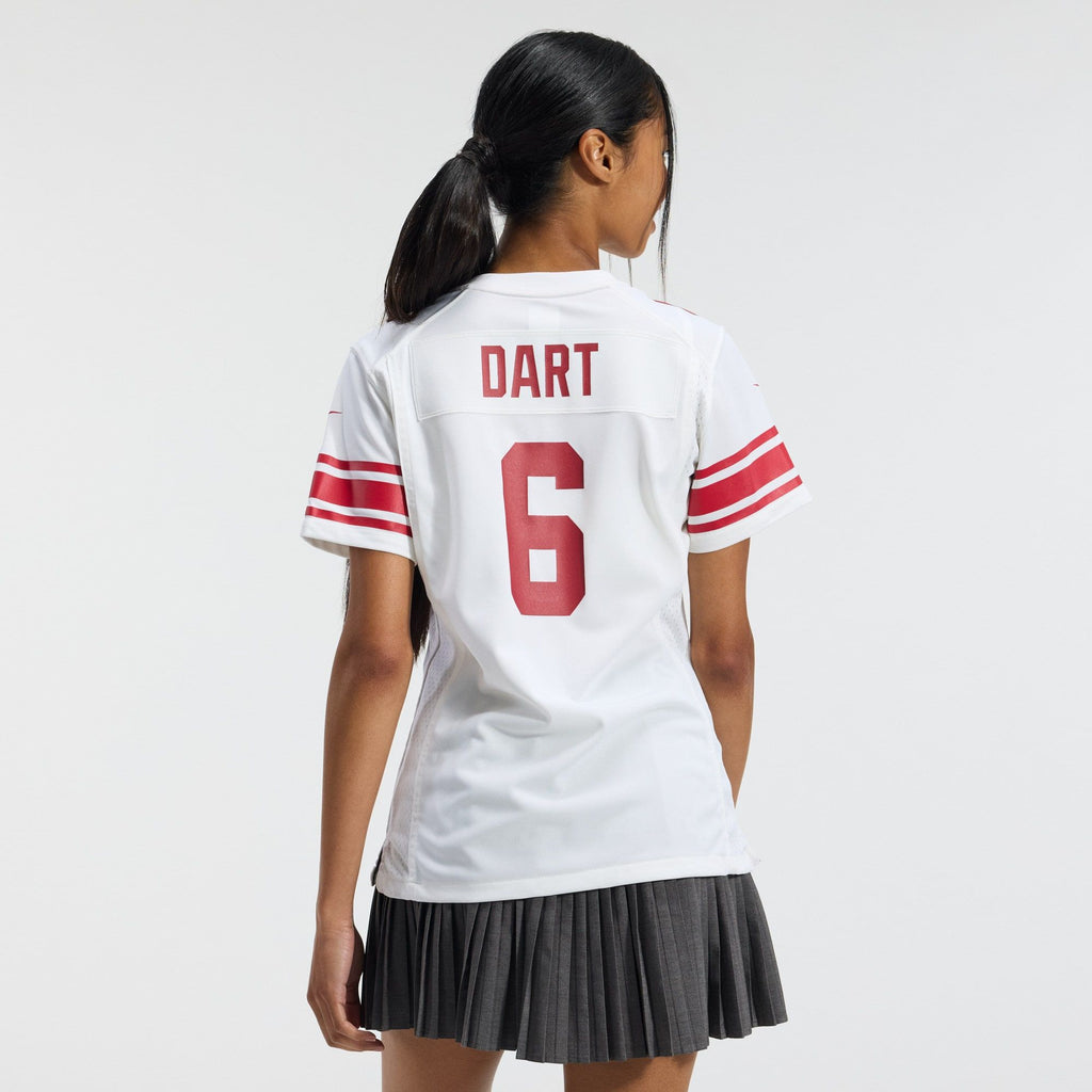 Women's New York Giants Jaxson Dart Nike White Game Jersey
