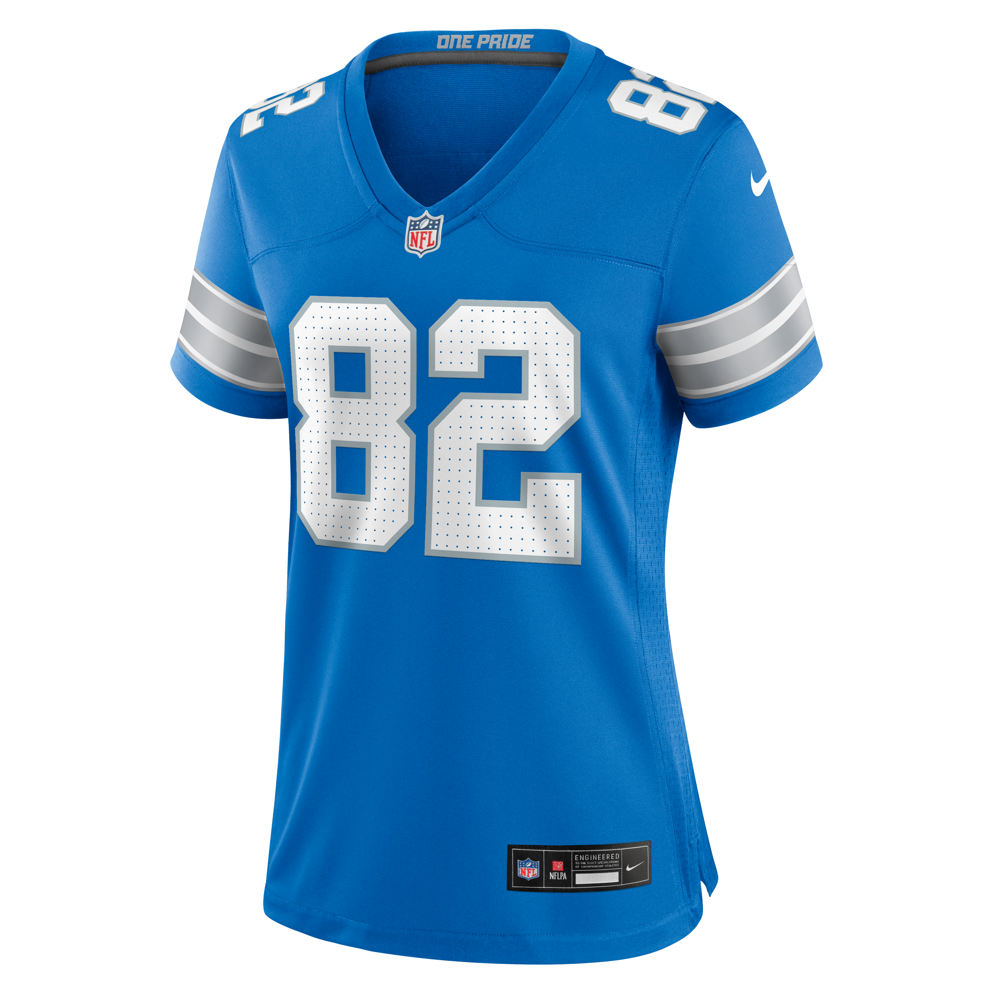 Women's Detroit Lions Thomas Gordon Nike Blue Team Game Jersey