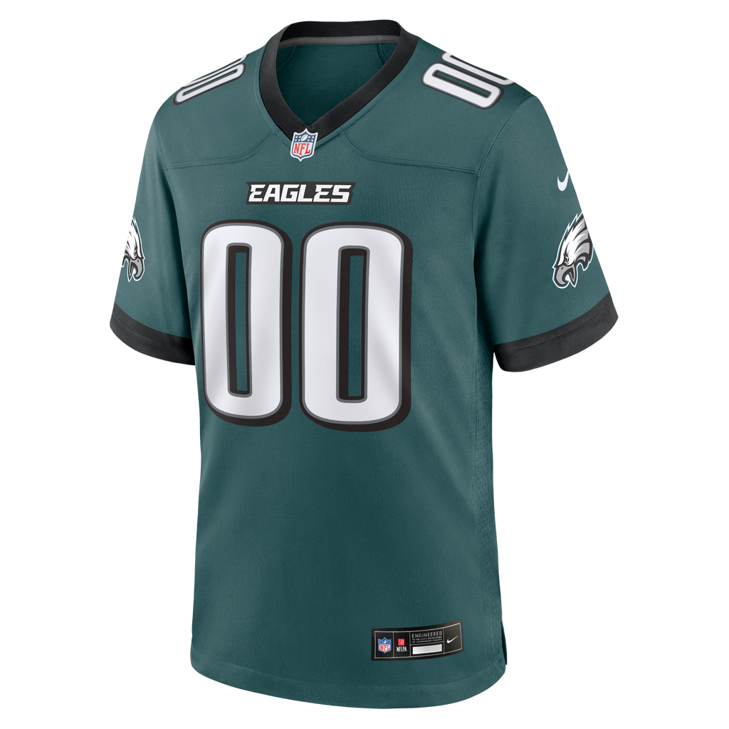 Men's Philadelphia Eagles Jonathan Greenard Nike Midnight Green Game Jersey
