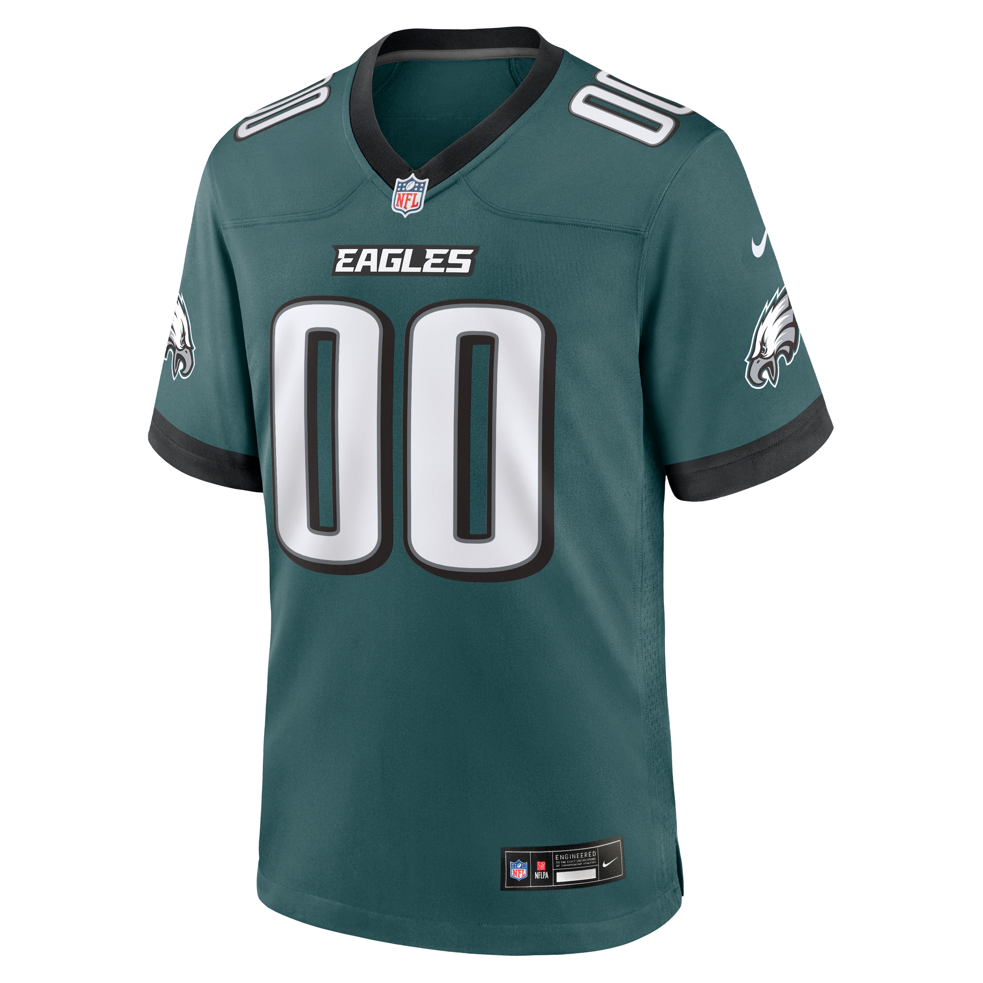 Men's Philadelphia Eagles Jonathan Greenard Nike Midnight Green Game Jersey