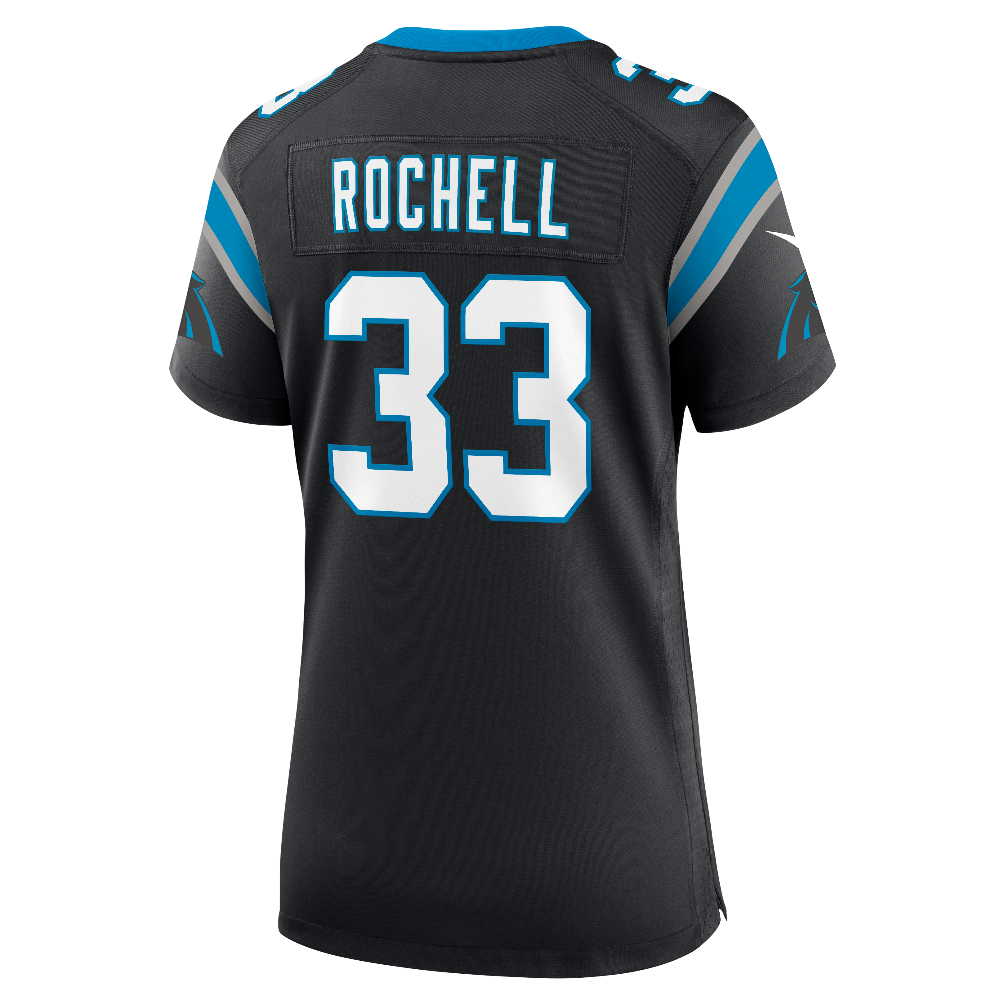 Women's Carolina Panthers Robert Rochell Nike Black Team Game Jersey