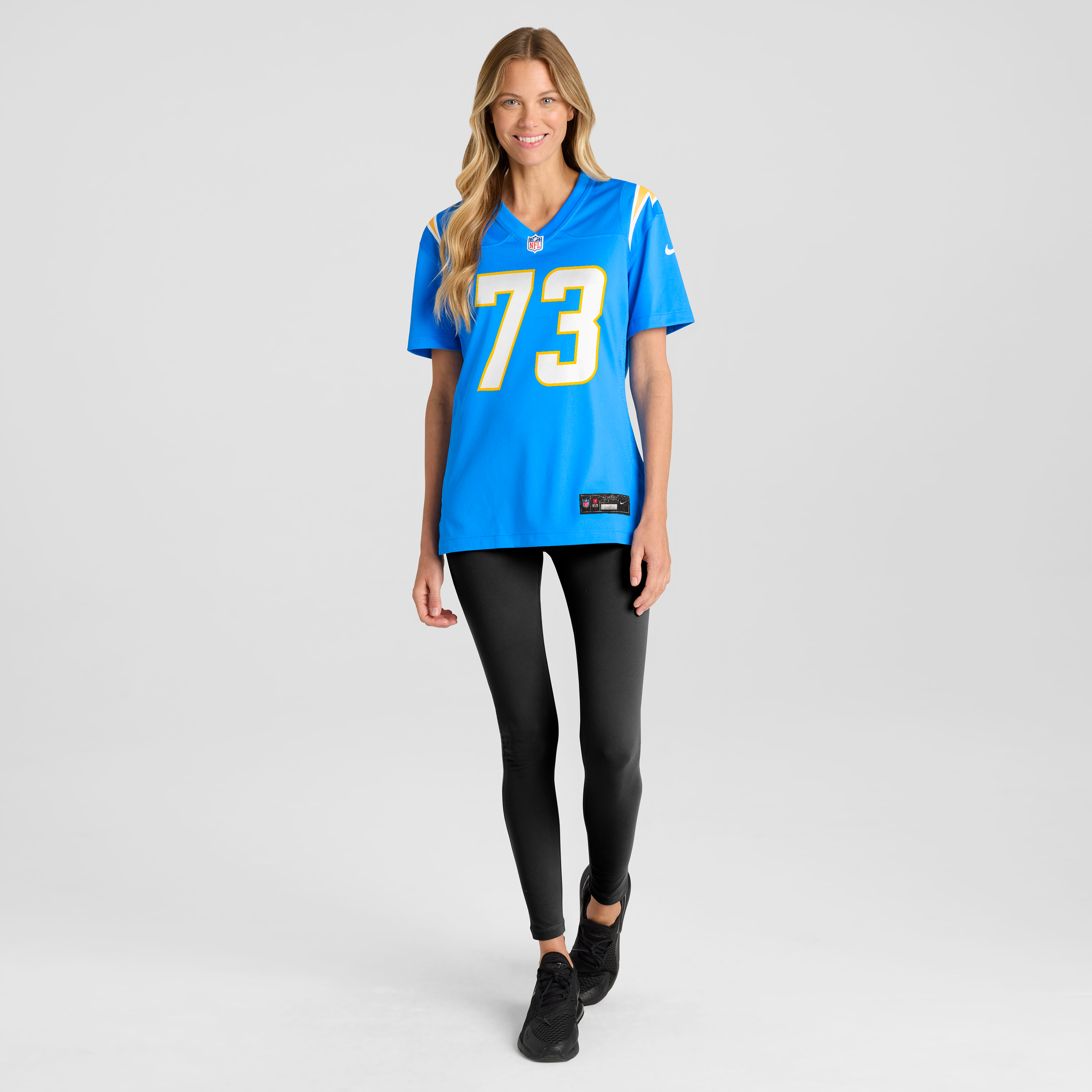 Women's Los Angeles Chargers Alex Harkey Nike Powder Blue Team Game Jersey