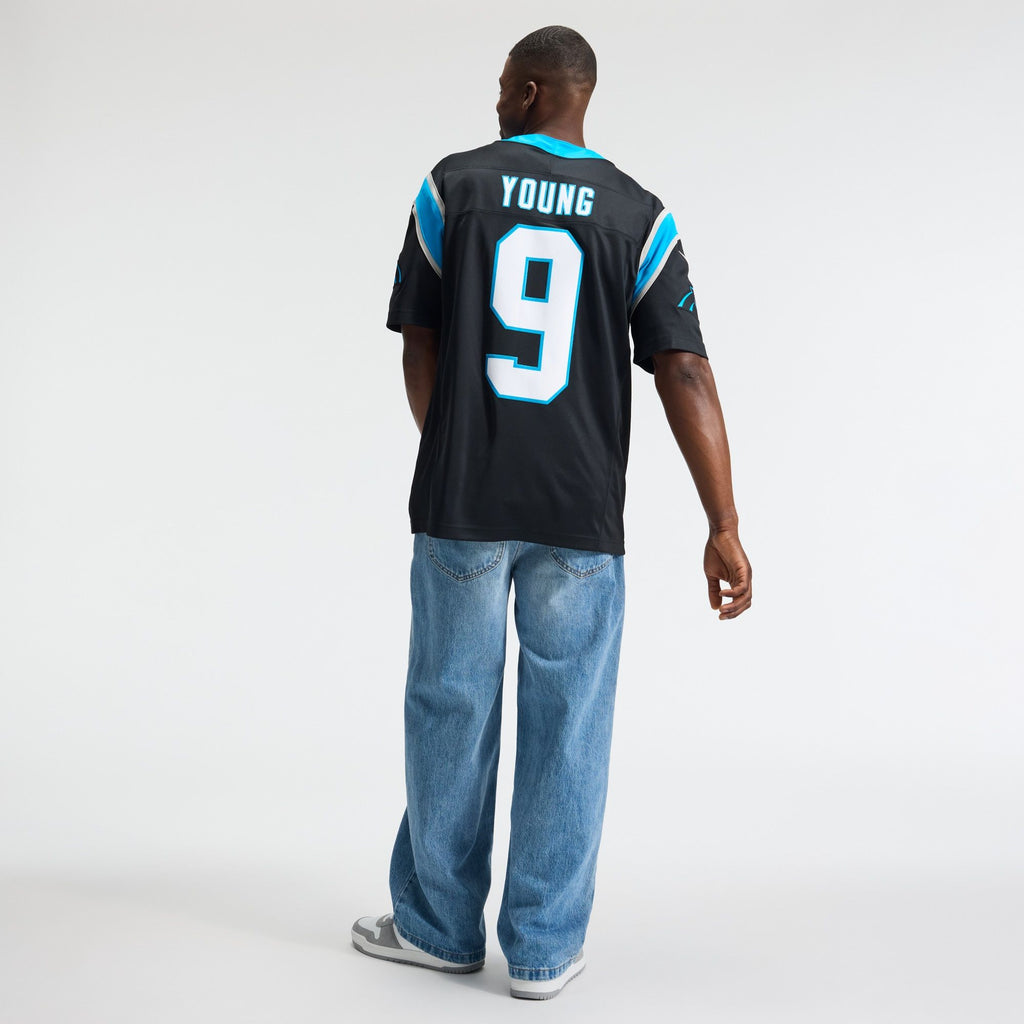 Men's Carolina Panthers Bryce Young Nike Black Team Vapor Fuse Stitched Limited Jersey