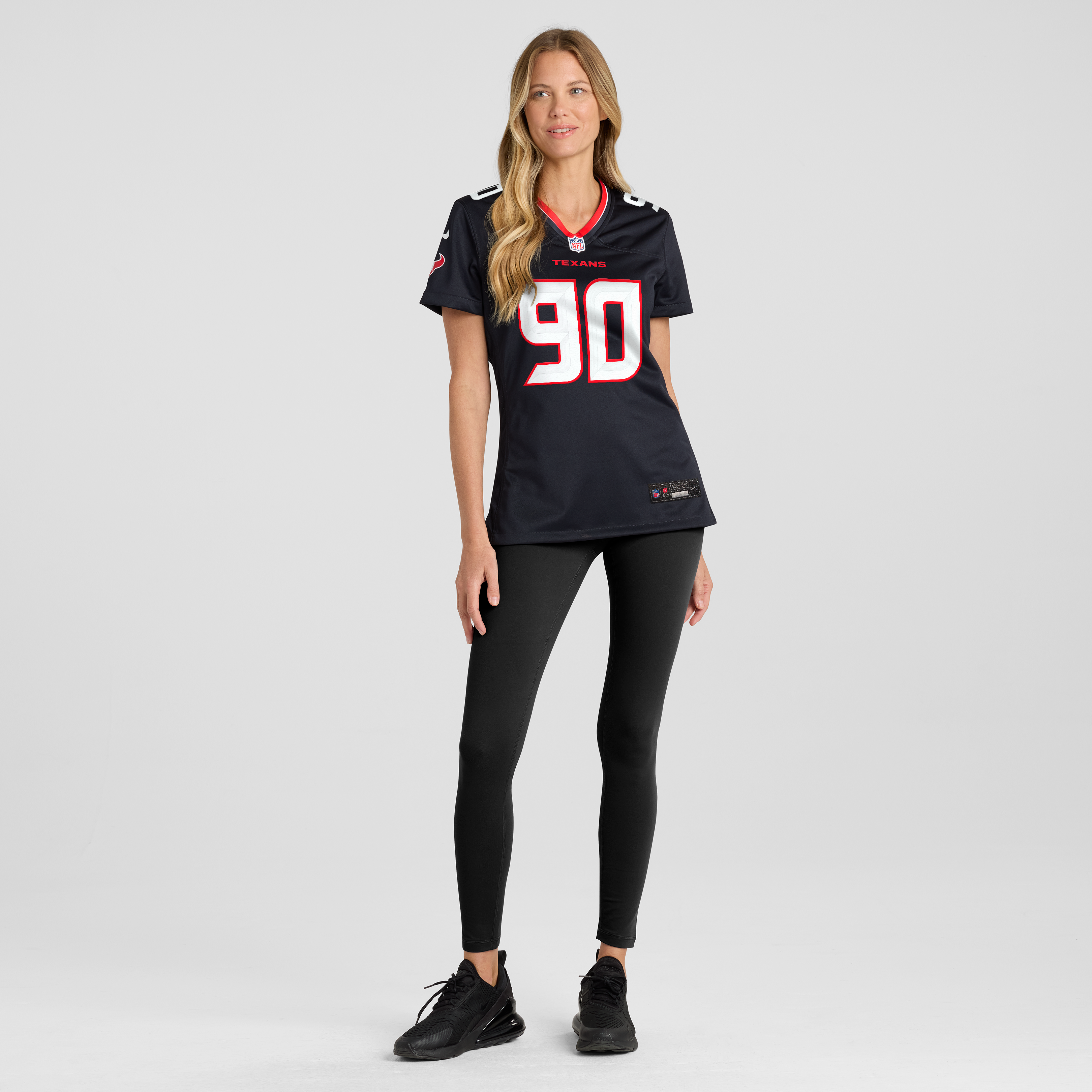 Women's Houston Texans Logan Hall Nike Navy Team Game Jersey