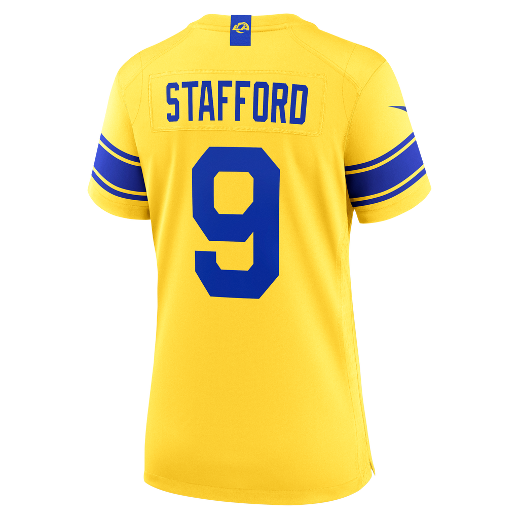 Women's Los Angeles Rams Matthew Stafford Nike Classic Sol Game Jersey
