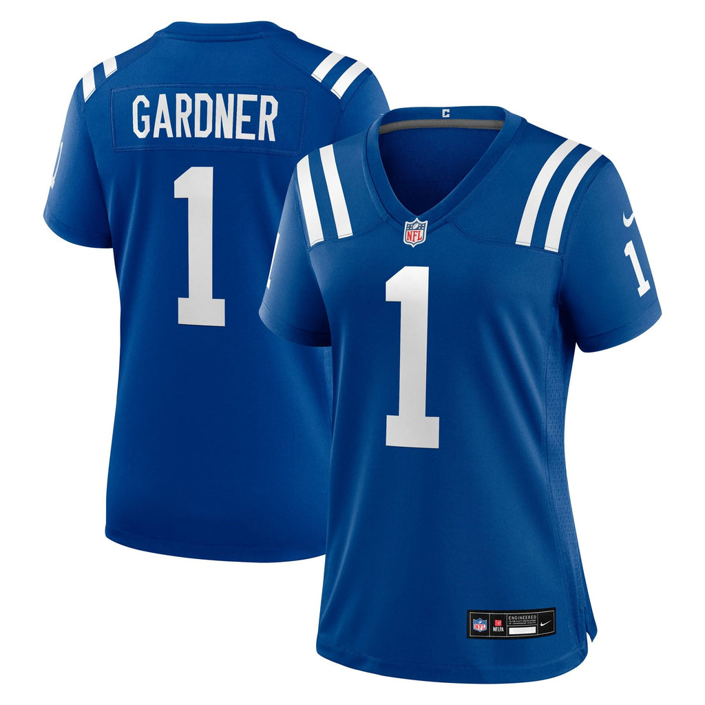 Women's Indianapolis Colts Ahmad Sauce Gardner Nike Royal Team Game Jersey