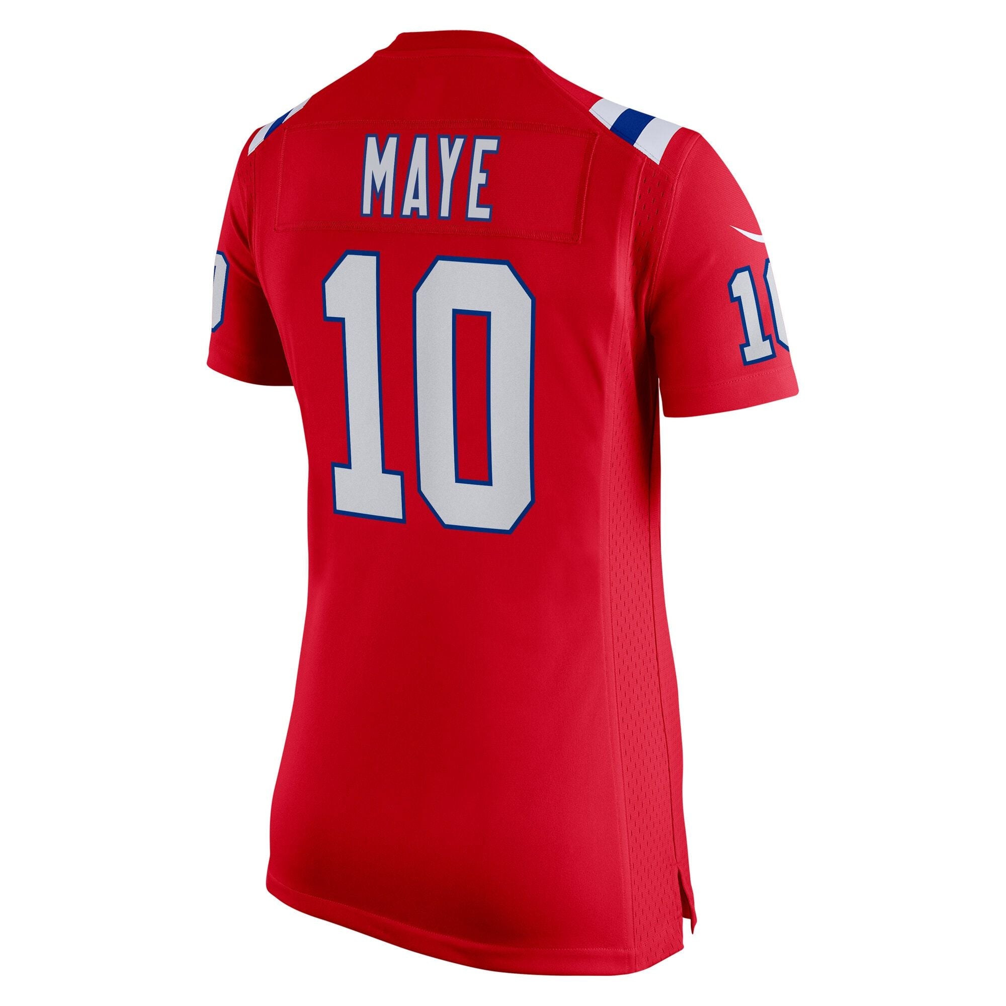 Women's New England Patriots Drake Maye Nike Red Alternate Game Jersey