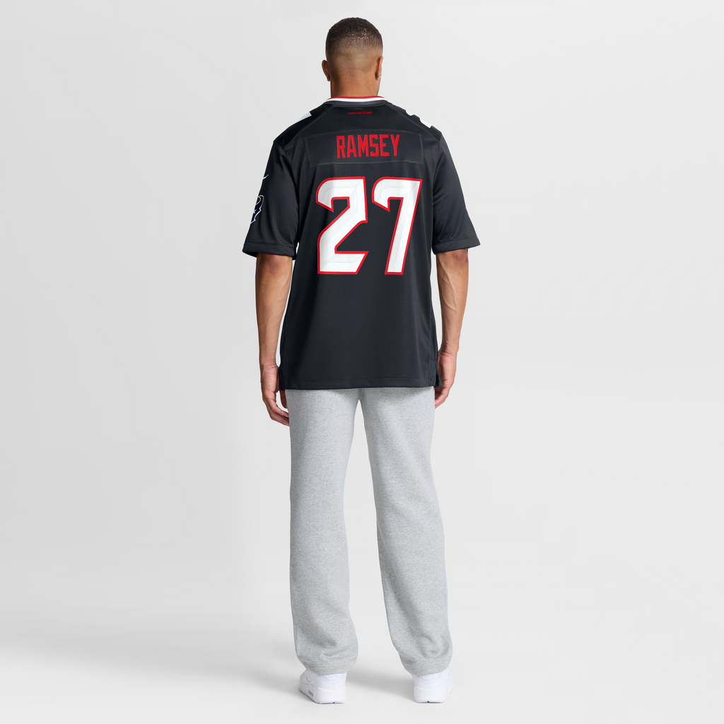 Men's Houston Texans Kamari Ramsey Nike Navy Team Game Jersey