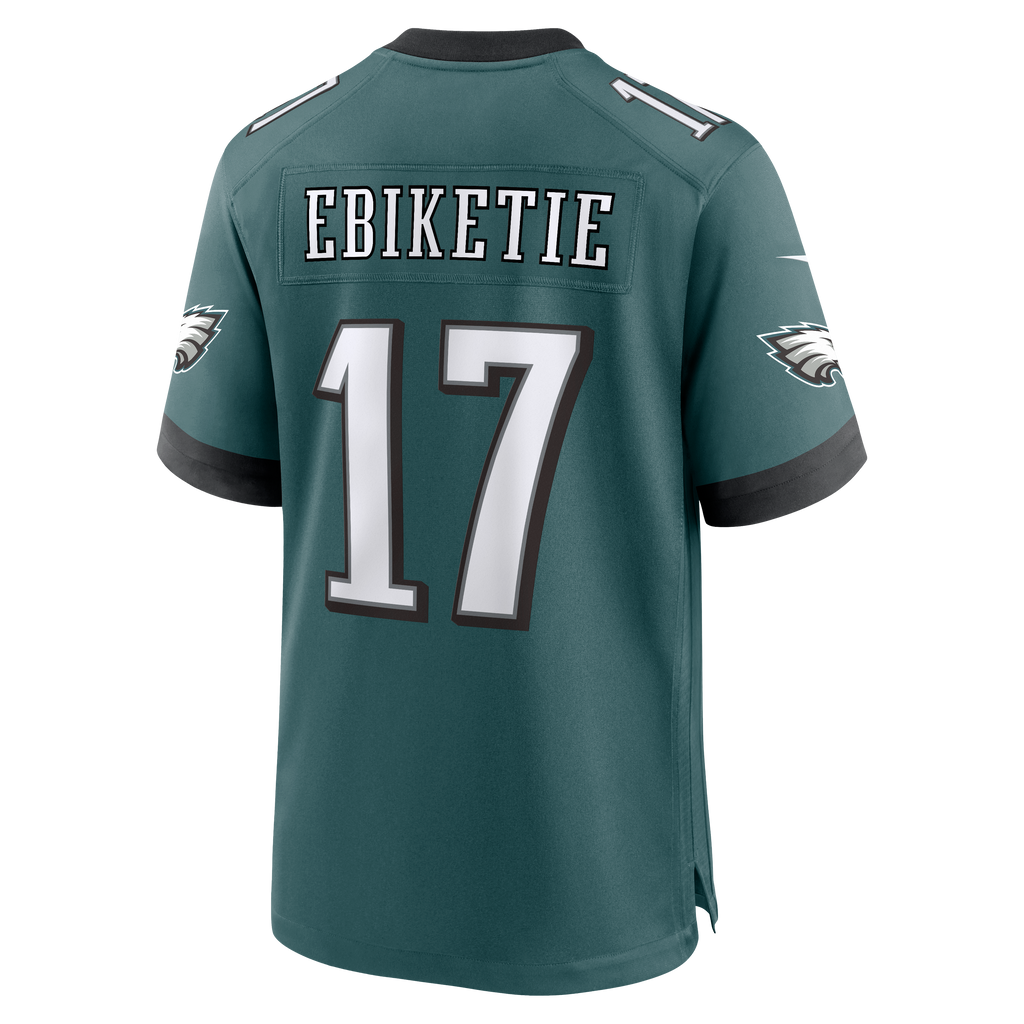Men's Philadelphia Eagles Arnold Ebiketie Nike Midnight Green Team Game Jersey