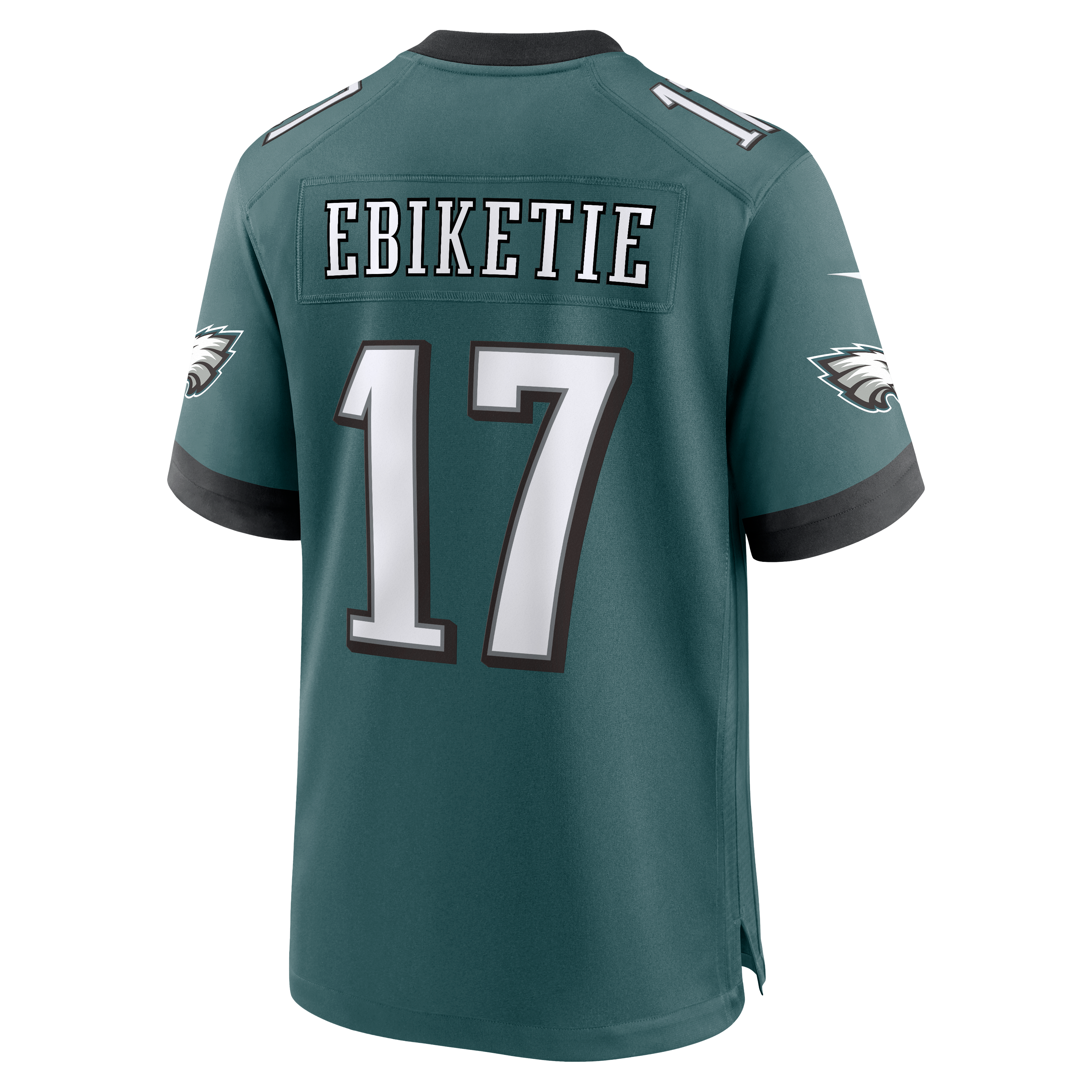 Men's Philadelphia Eagles Arnold Ebiketie Nike Midnight Green Team Game Jersey