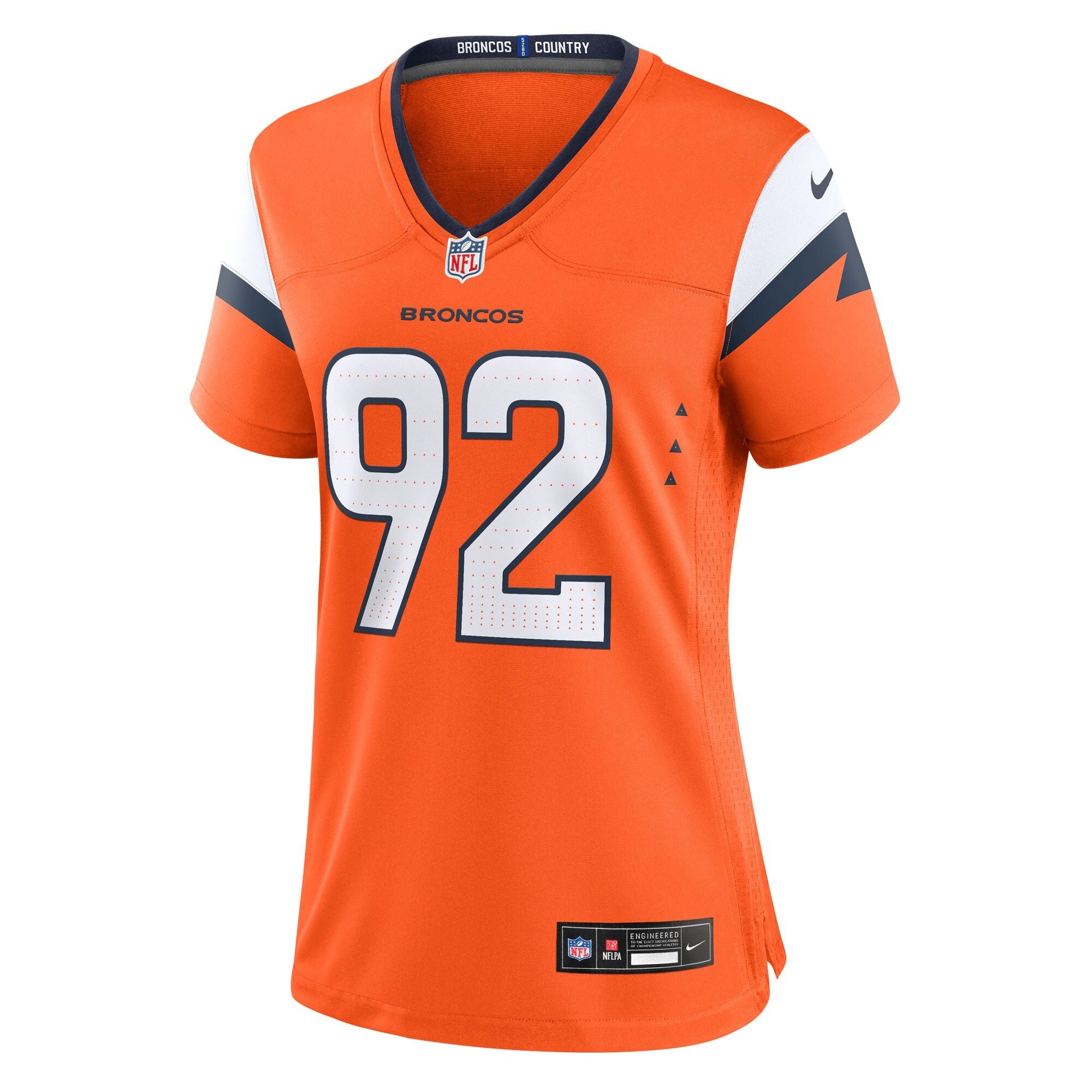 Women's Denver Broncos Dondrea Tillman Nike Orange Team Game Jersey