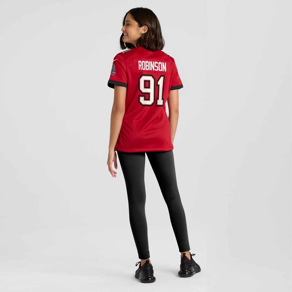 Women's Tampa Bay Buccaneers Ashawn Robinson Nike Red Team Game Jersey