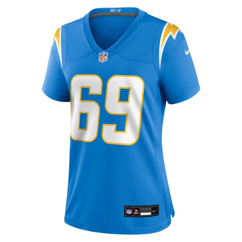Women's Los Angeles Chargers Cole Strange Nike Powder Blue Team Game Jersey