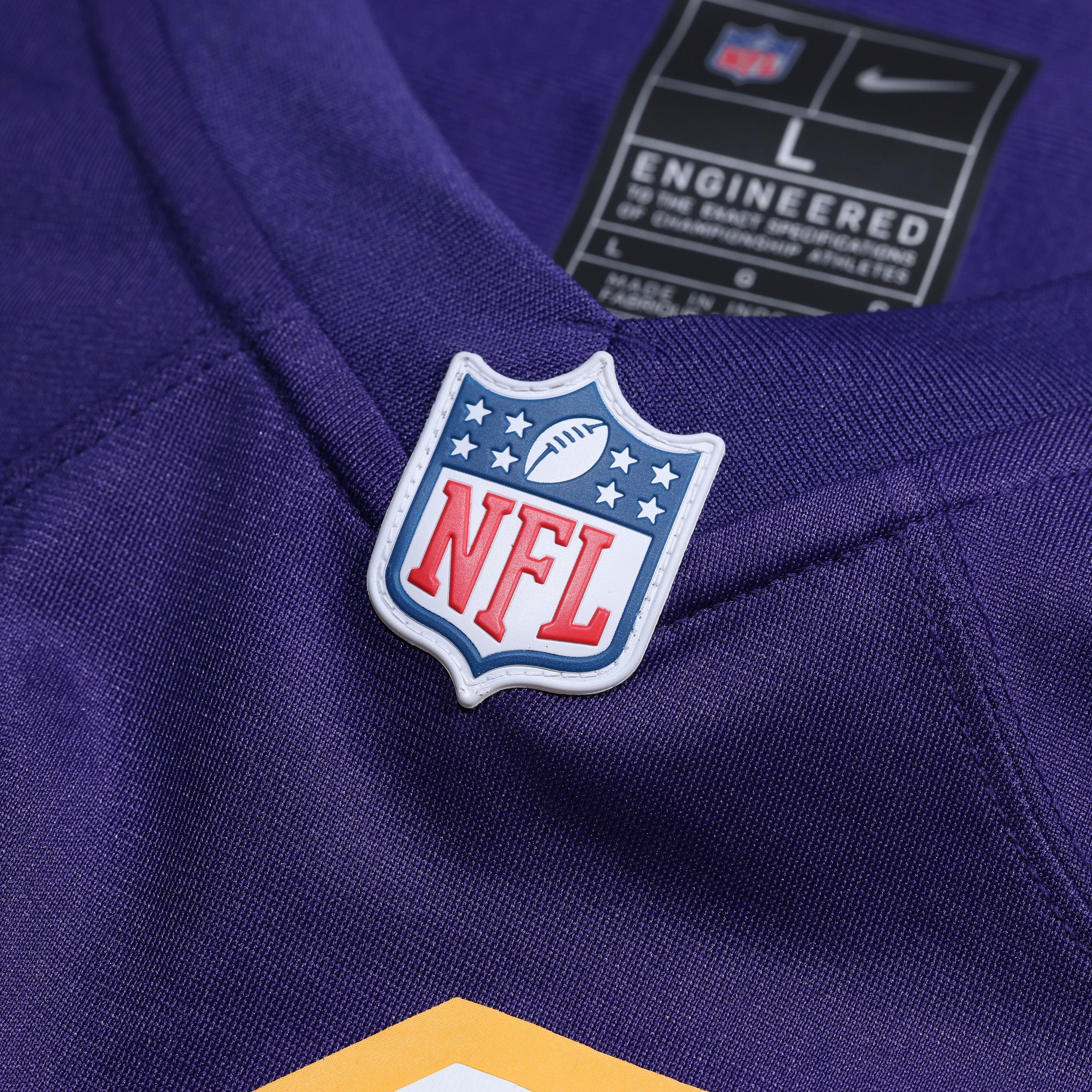 Men's Minnesota Vikings Adrian Peterson Nike Purple Alternate 2 Classic Retired Game Jersey
