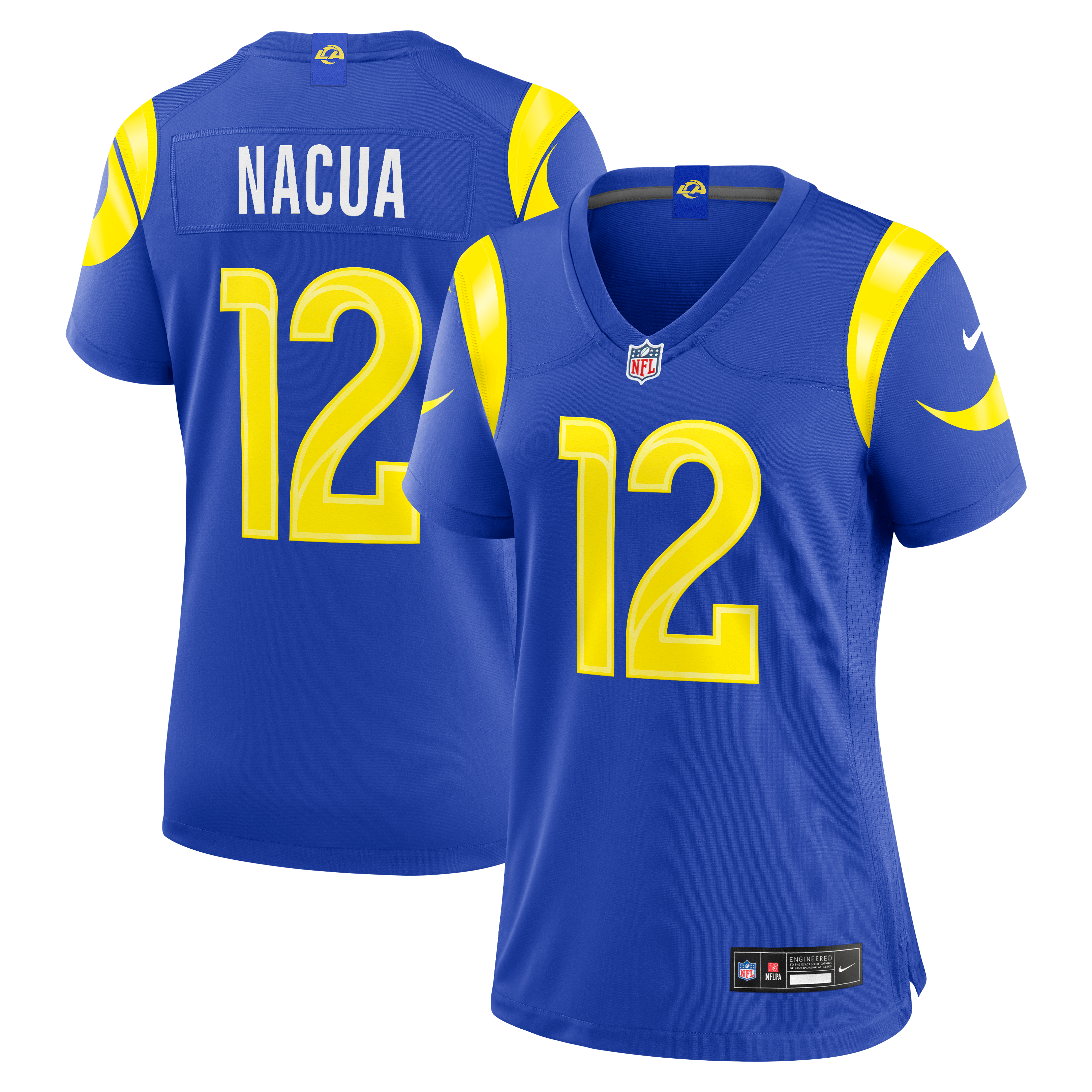 Women's Los Angeles Rams Puka Nacua Nike Royal Game Jersey