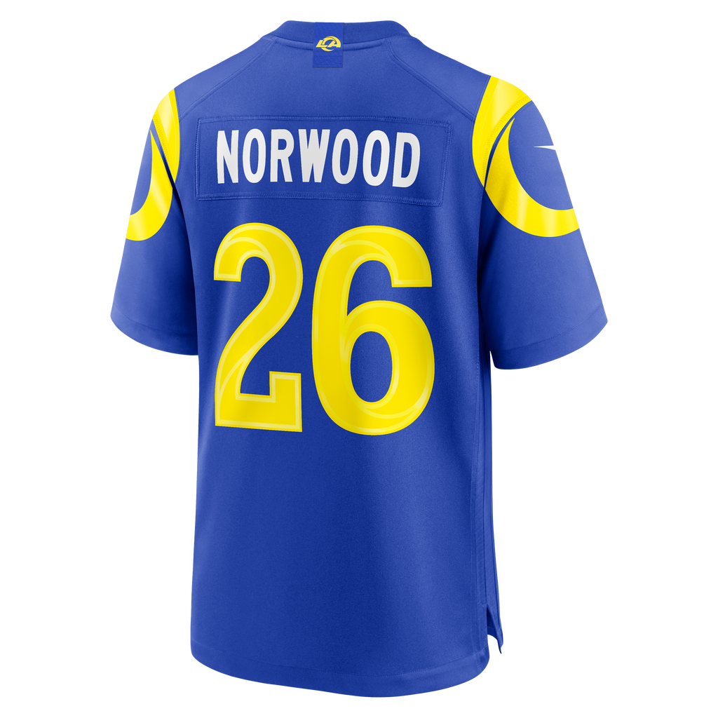 Men's Los Angeles Rams Drey Norwood Nike Royal Game Jersey
