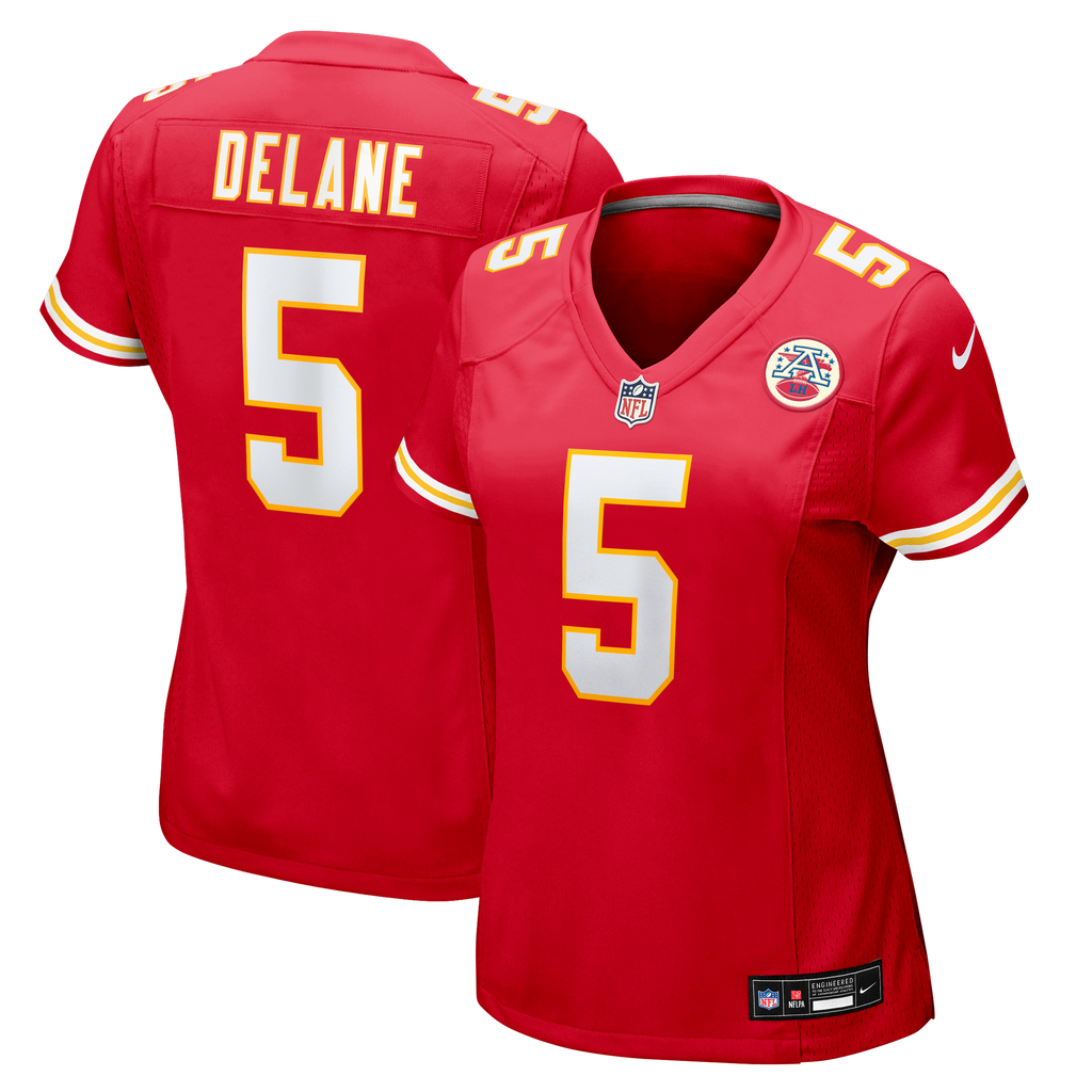 Women's Kansas City Chiefs Mansoor Delane Nike Red Game Jersey